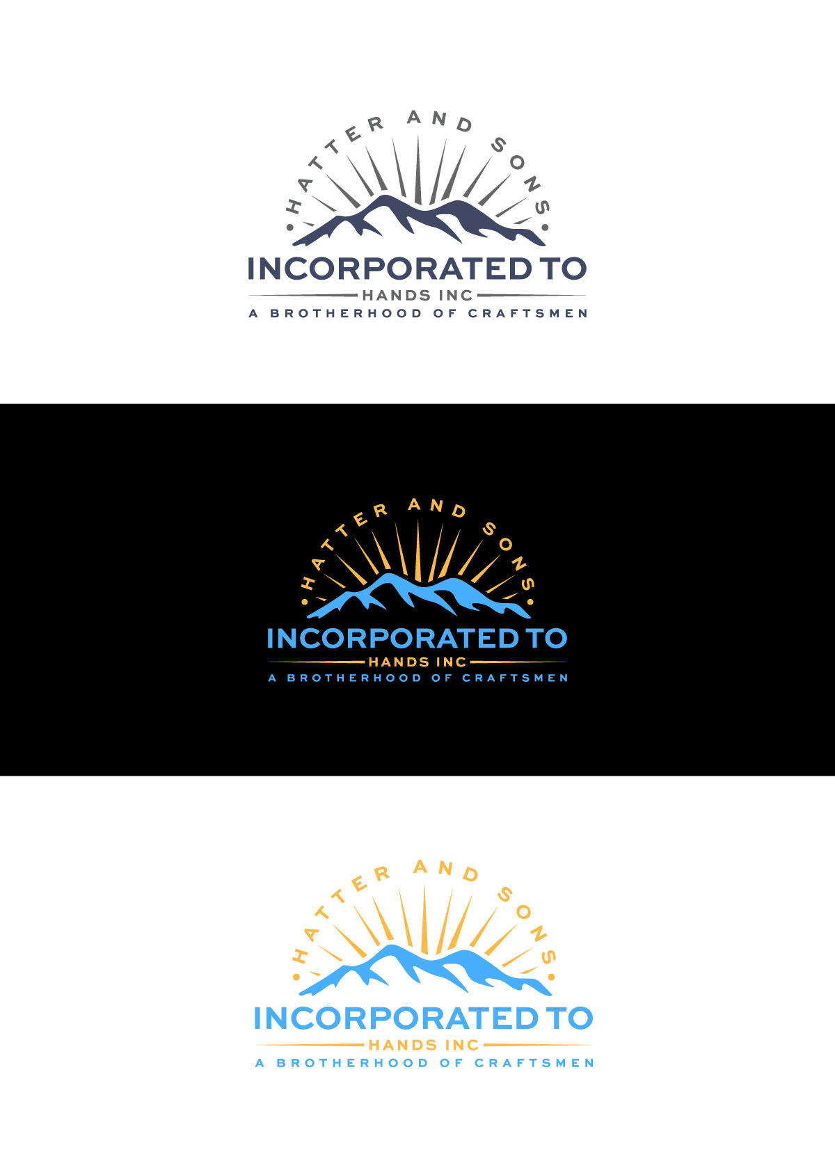 Logo Design by Ben Affleck for Hatter and Sons, Incorporated (Hands Inc) | Design #31117265