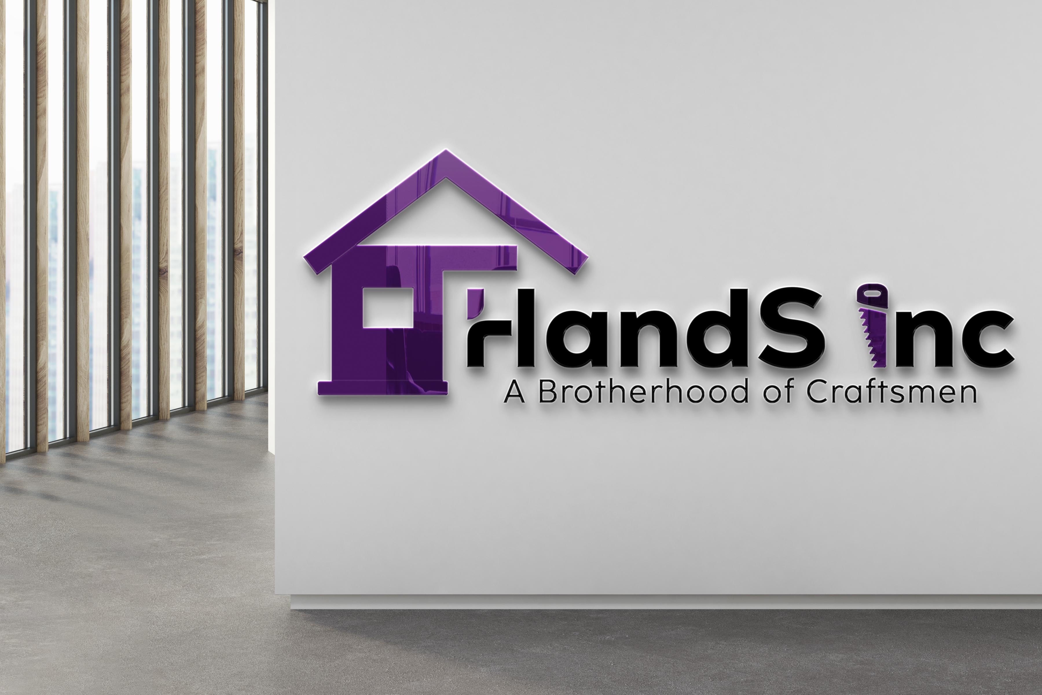 Logo Design by aplomb_ for Hatter and Sons, Incorporated (Hands Inc) | Design #31145354