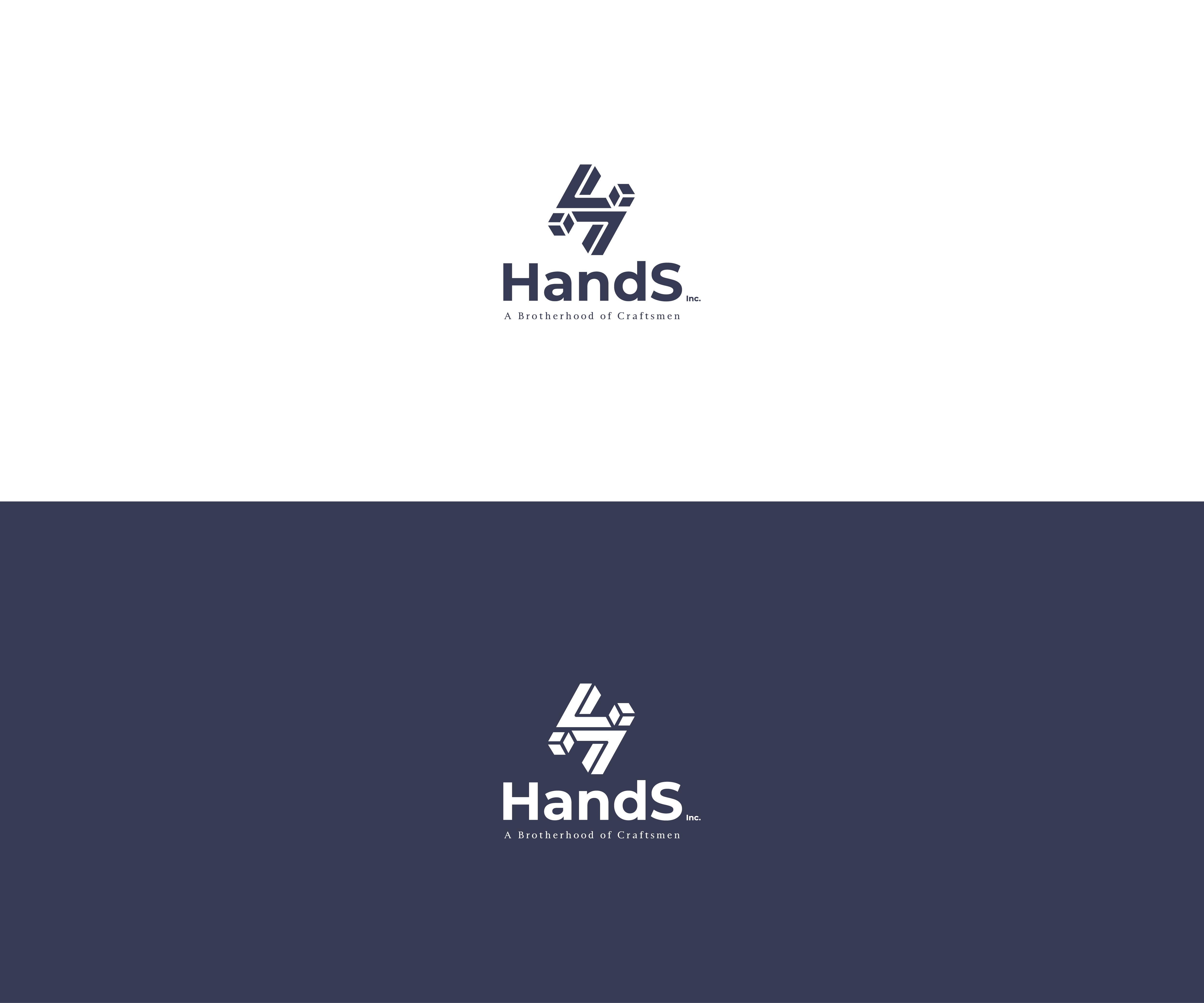 Logo Design by Tube light for Hatter and Sons, Incorporated (Hands Inc) | Design #31142182