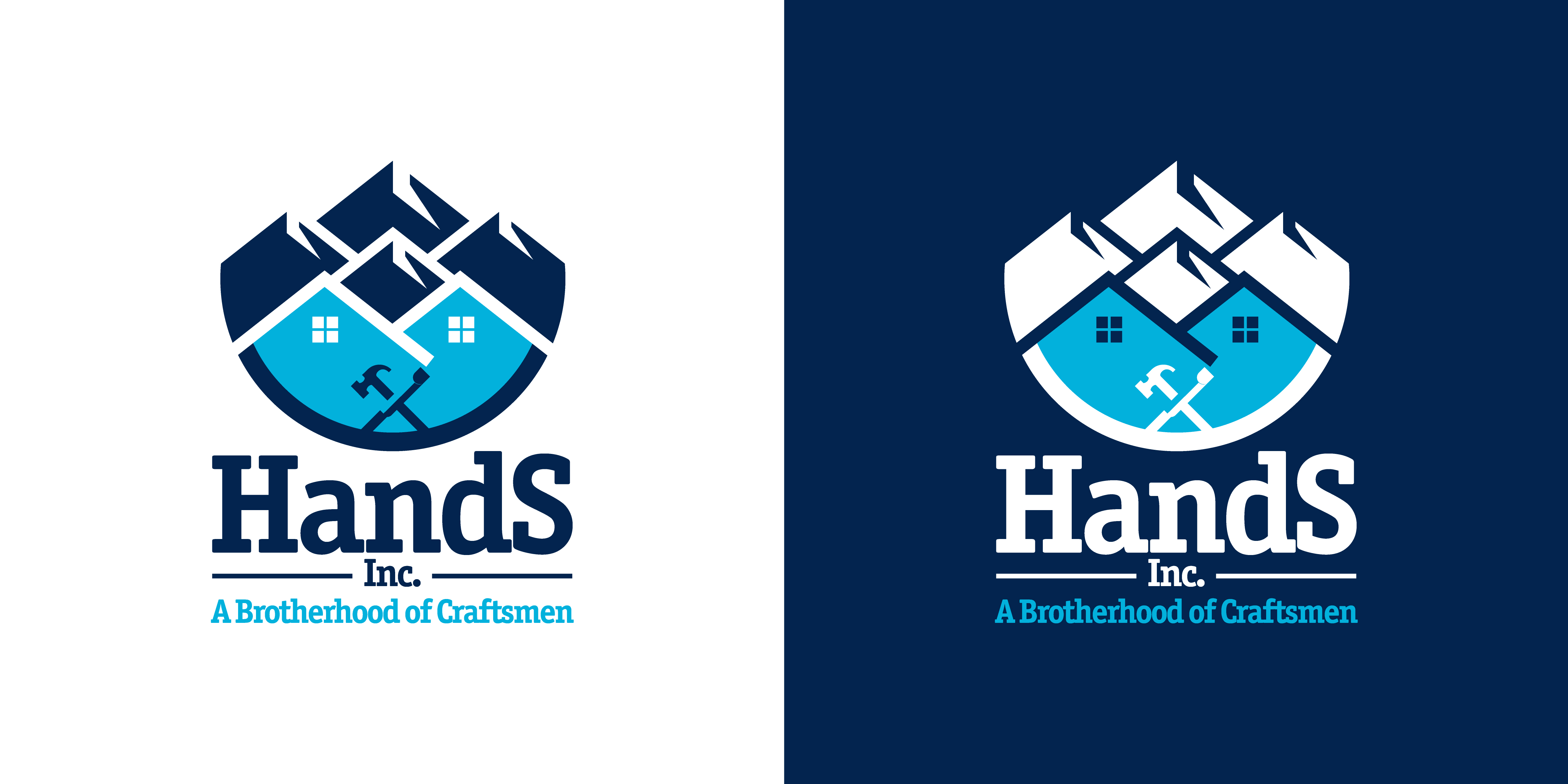 Logo Design by Ernesto Alvarez for Hatter and Sons, Incorporated (Hands Inc) | Design #31142018