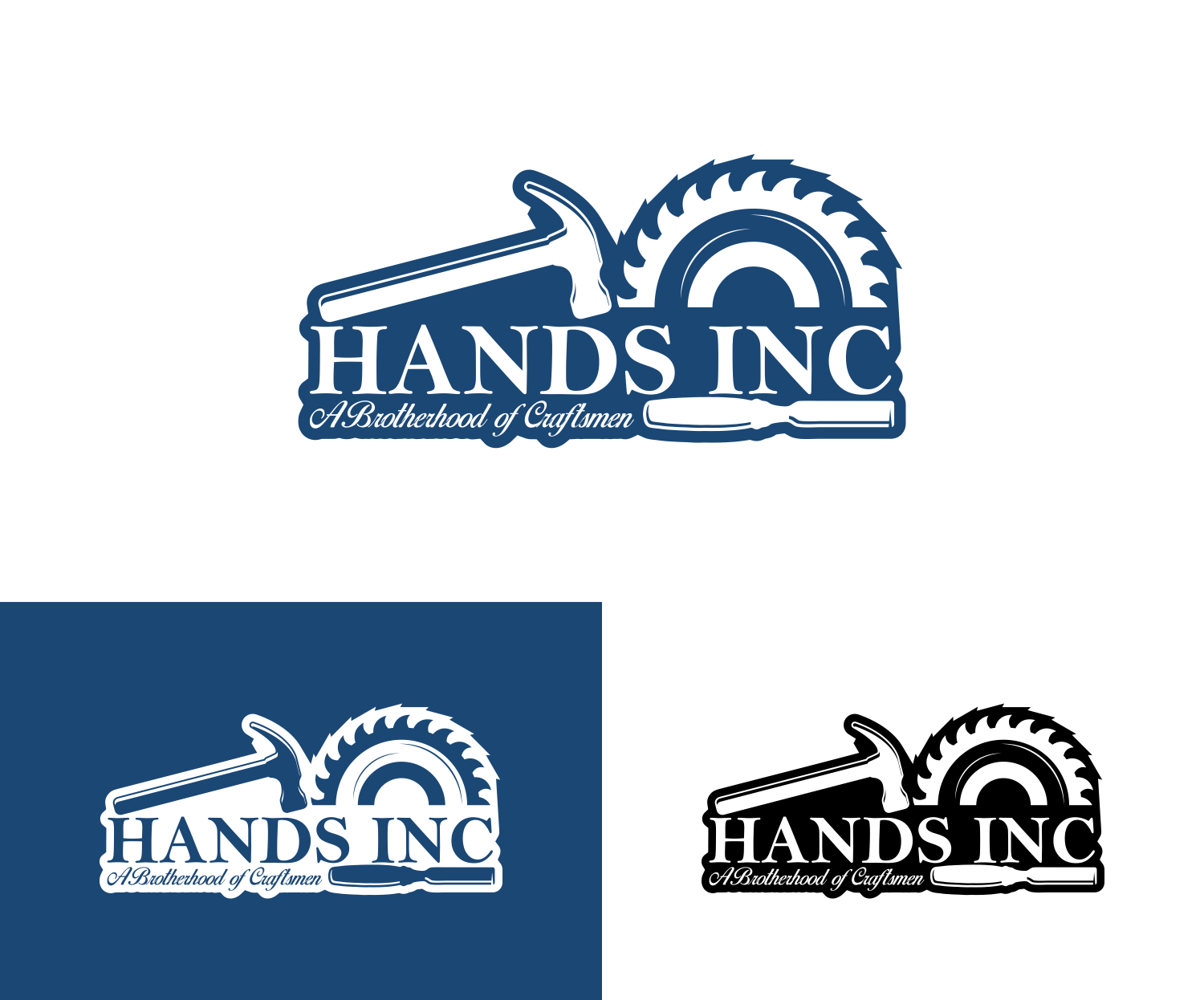 Logo Design by healer1617 for Hatter and Sons, Incorporated (Hands Inc) | Design #31158663