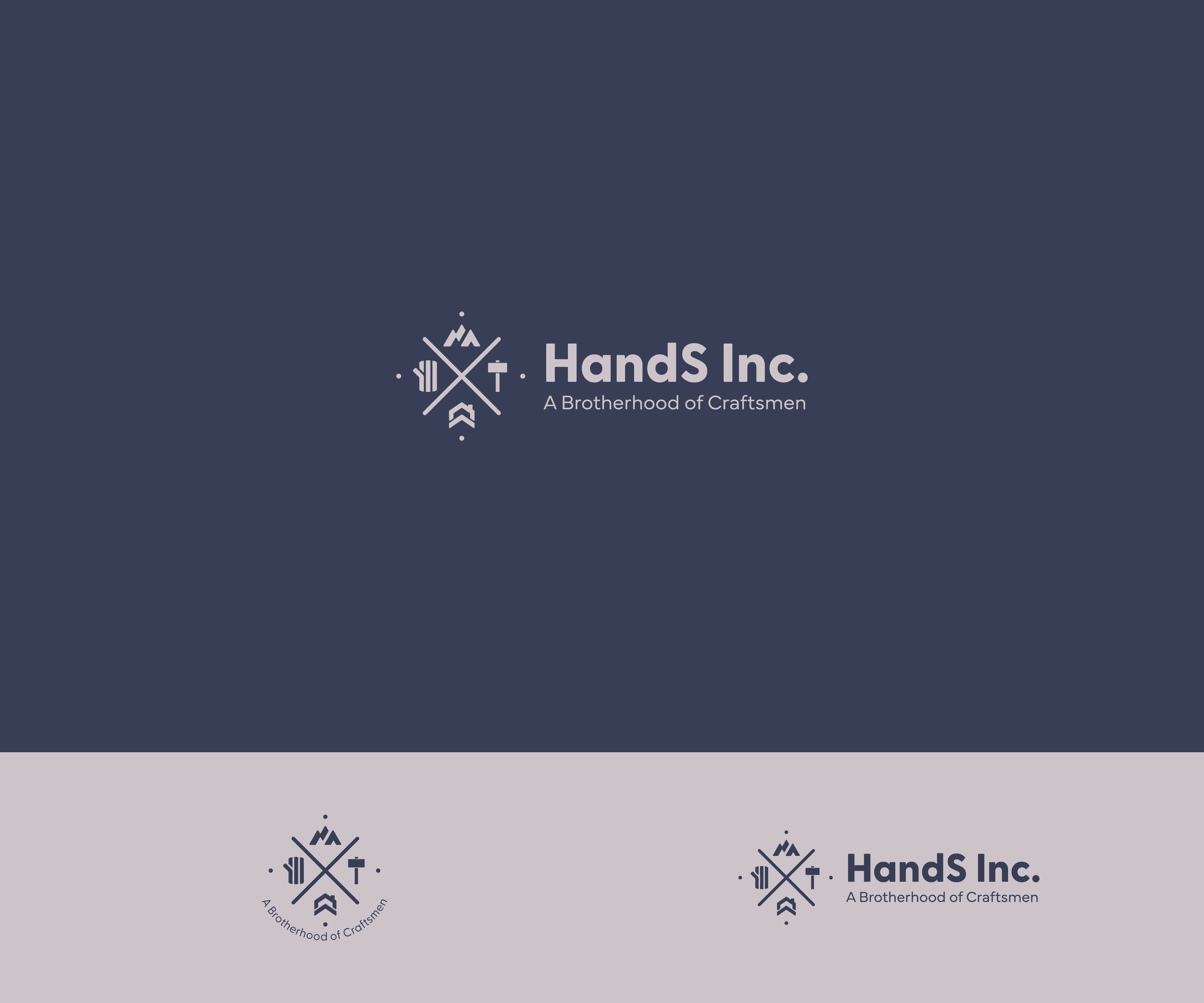 Logo Design by DriftUp for Hatter and Sons, Incorporated (Hands Inc) | Design #31146476