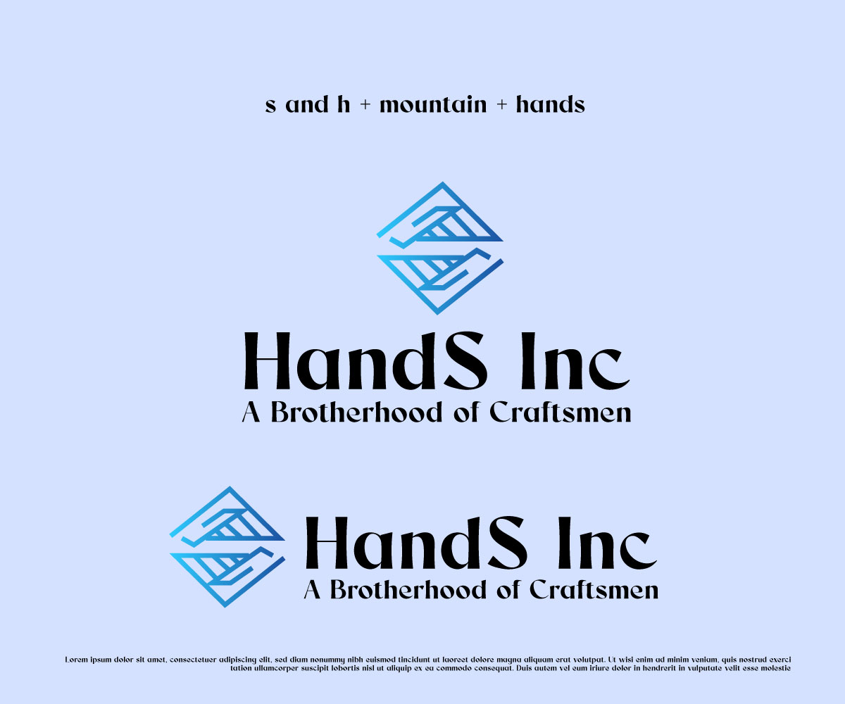 Logo Design by gogh_designs for Hatter and Sons, Incorporated (Hands Inc) | Design #31116582