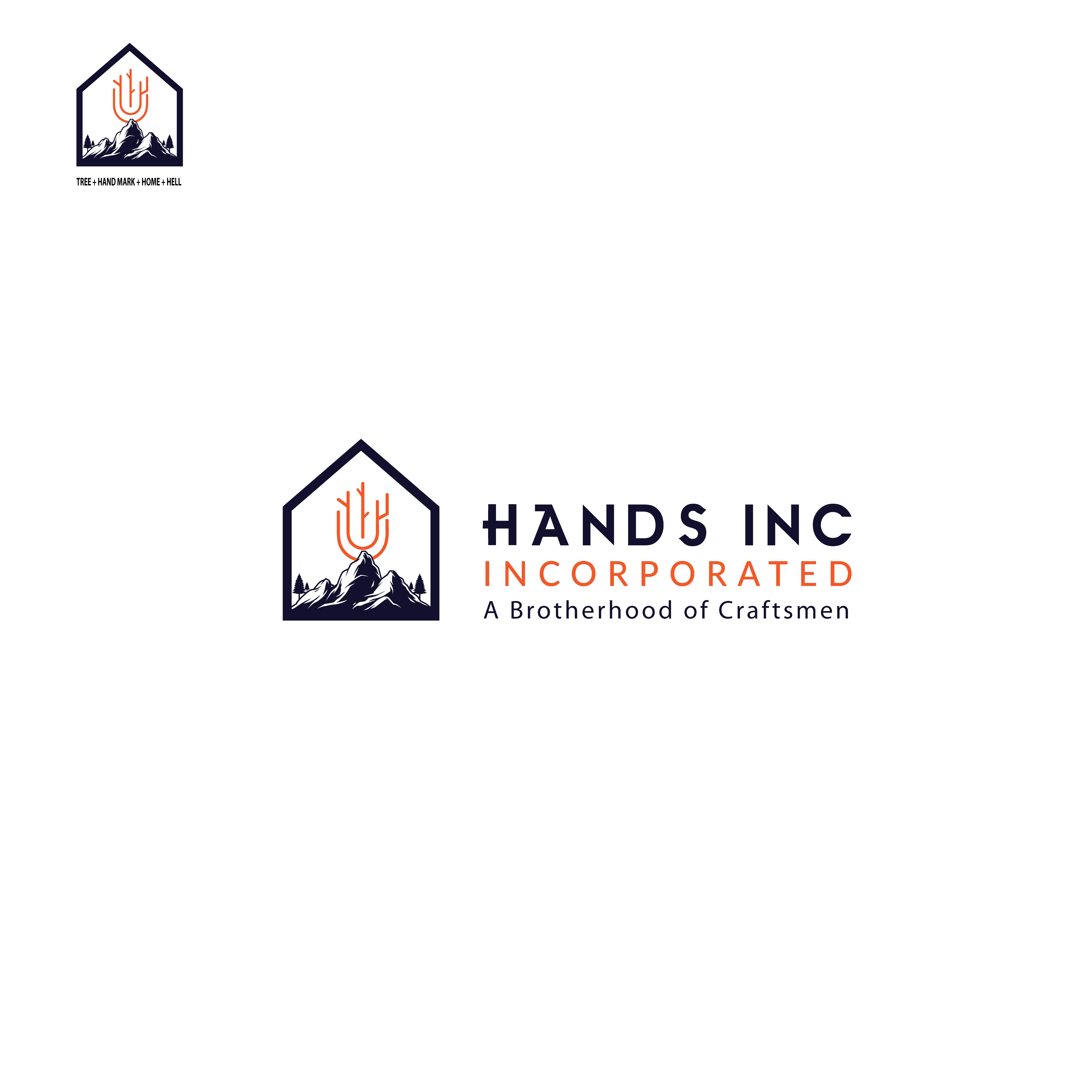 Logo Design by Mdelias987 for Hatter and Sons, Incorporated (Hands Inc) | Design #31144321