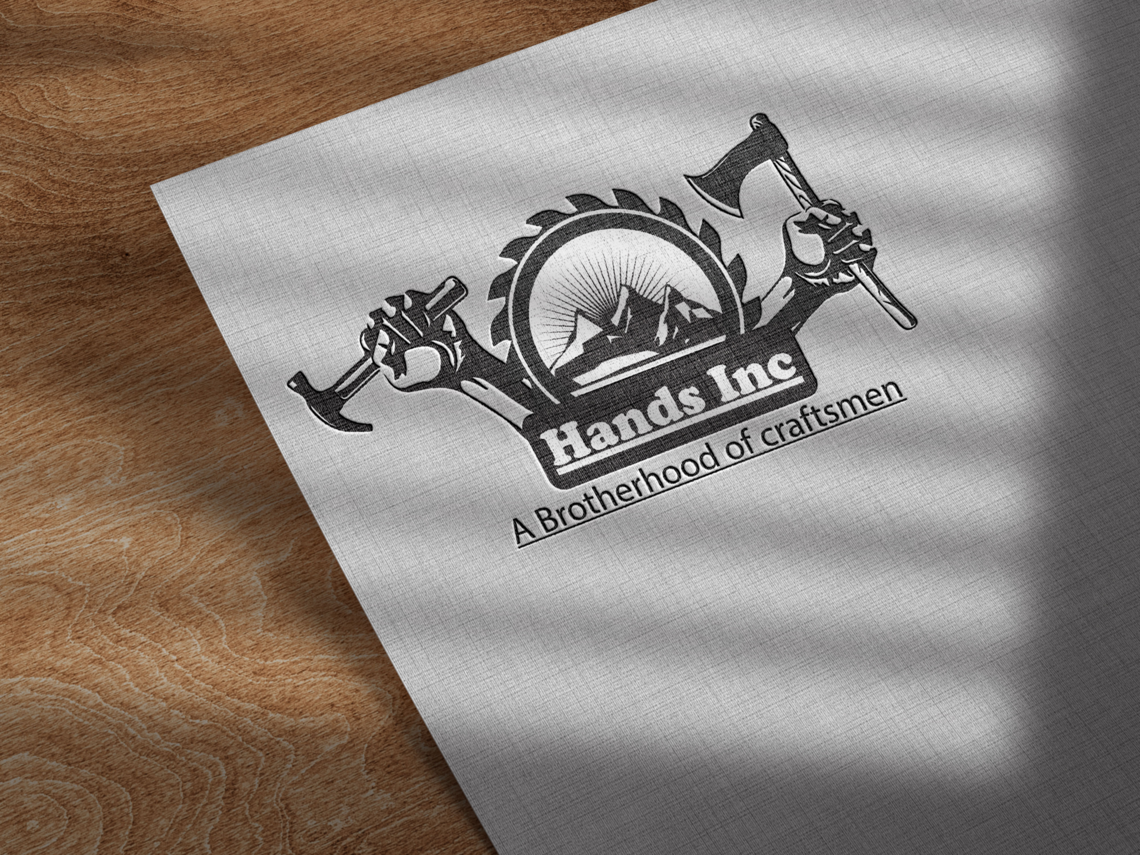 Logo-Design von M 26 für Hatter and Sons, Incorporated (Hands Inc) | Design #31153779