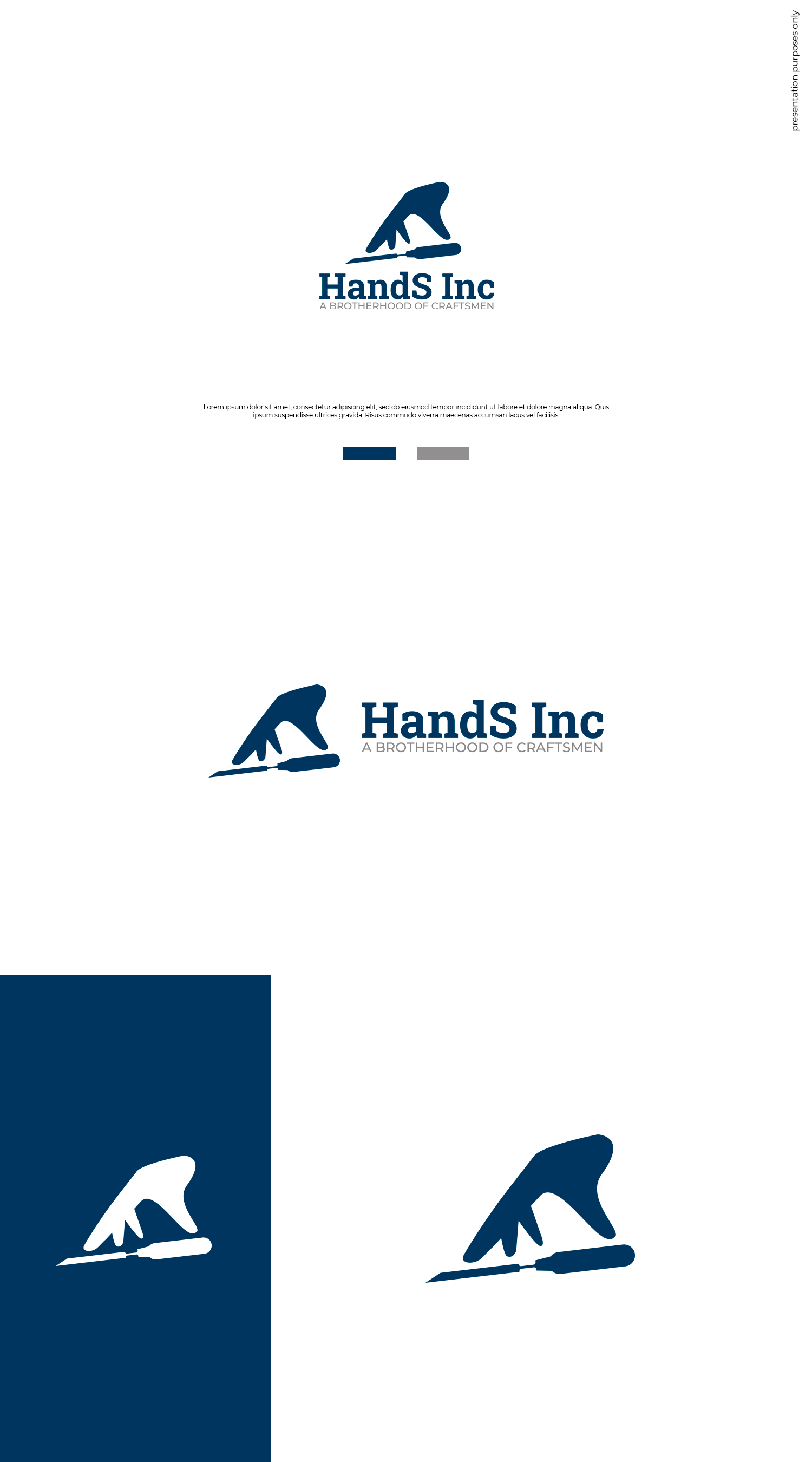 Logo Design by voltart for Hatter and Sons, Incorporated (Hands Inc) | Design #31170659