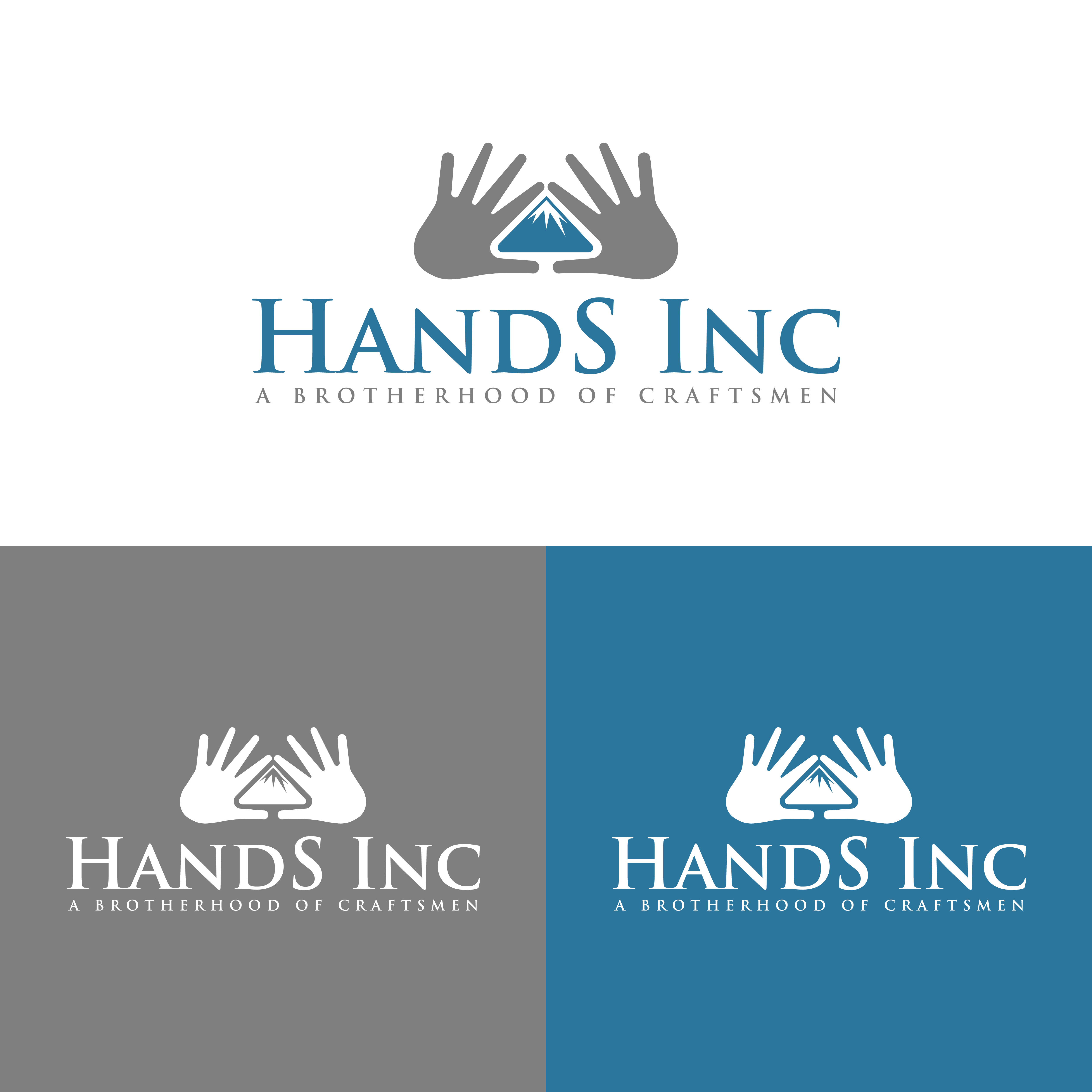Logo Design by creative.bugs for Hatter and Sons, Incorporated (Hands Inc) | Design #31120524