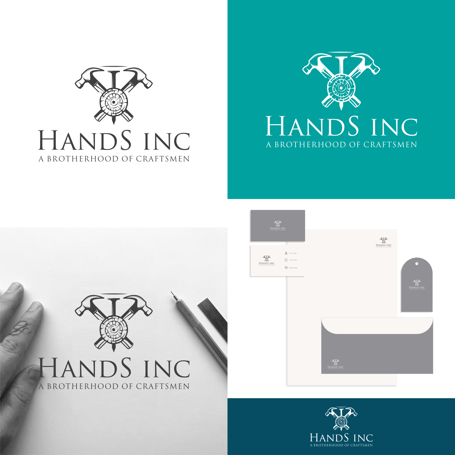 Logo-Design von Jroeh_Studio für Hatter and Sons, Incorporated (Hands Inc) | Design #31183910