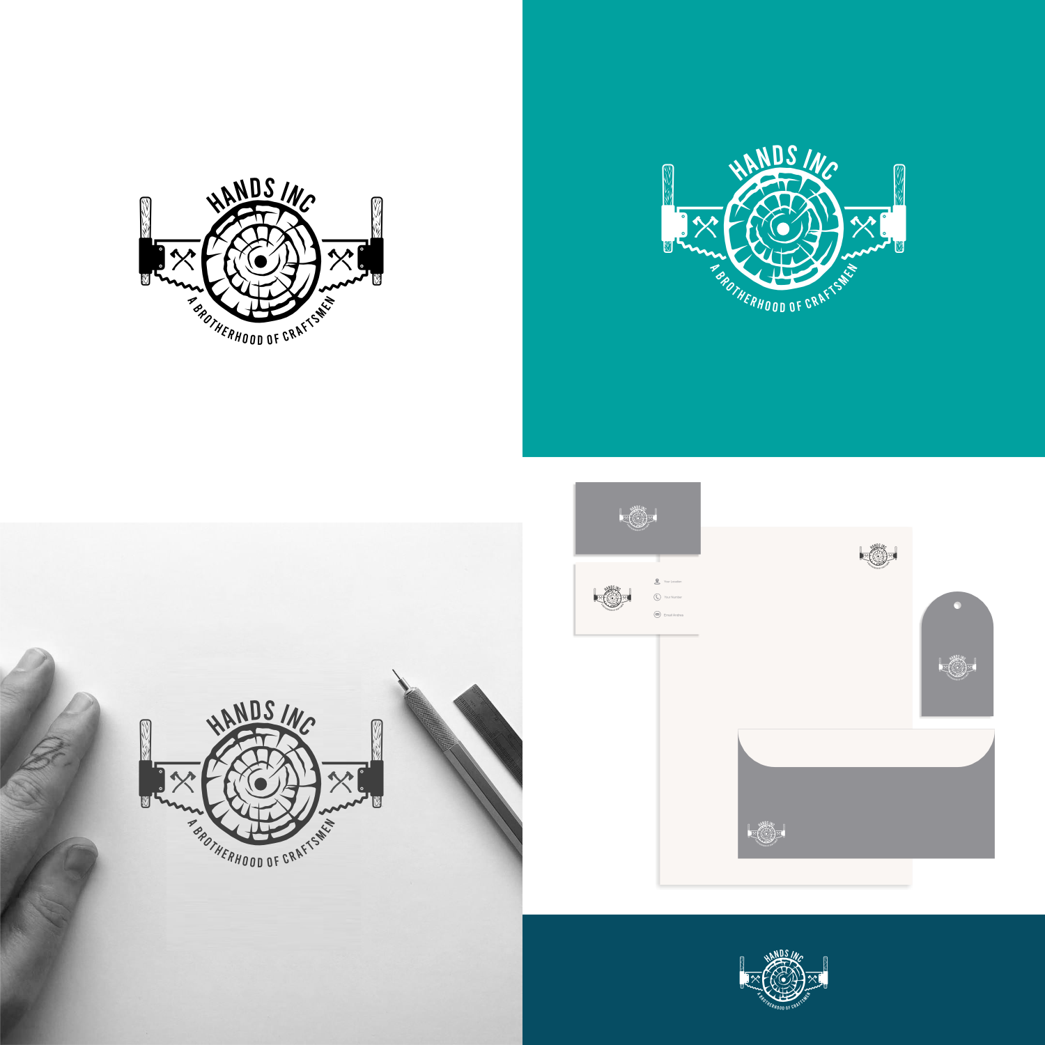 Logo Design by Jroeh_Studio for Hatter and Sons, Incorporated (Hands Inc) | Design #31223302