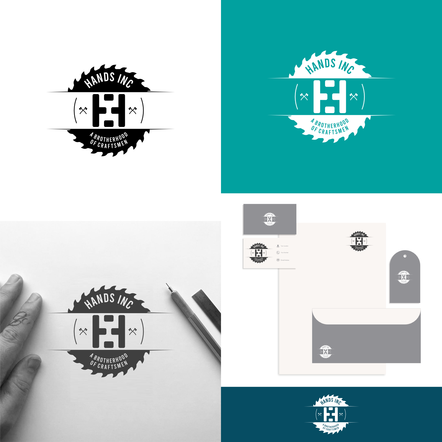 Logo-Design von Jroeh_Studio für Hatter and Sons, Incorporated (Hands Inc) | Design #31223303