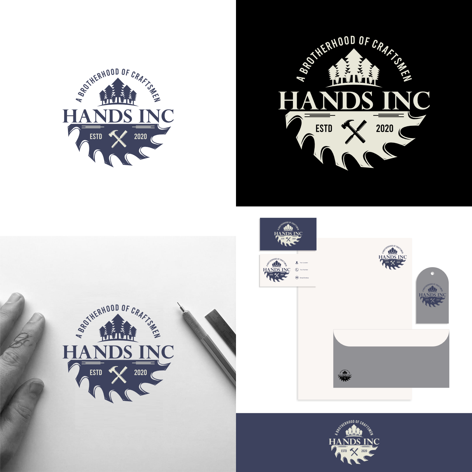 Logo Design by Jroeh_Studio for Hatter and Sons, Incorporated (Hands Inc) | Design #31266118