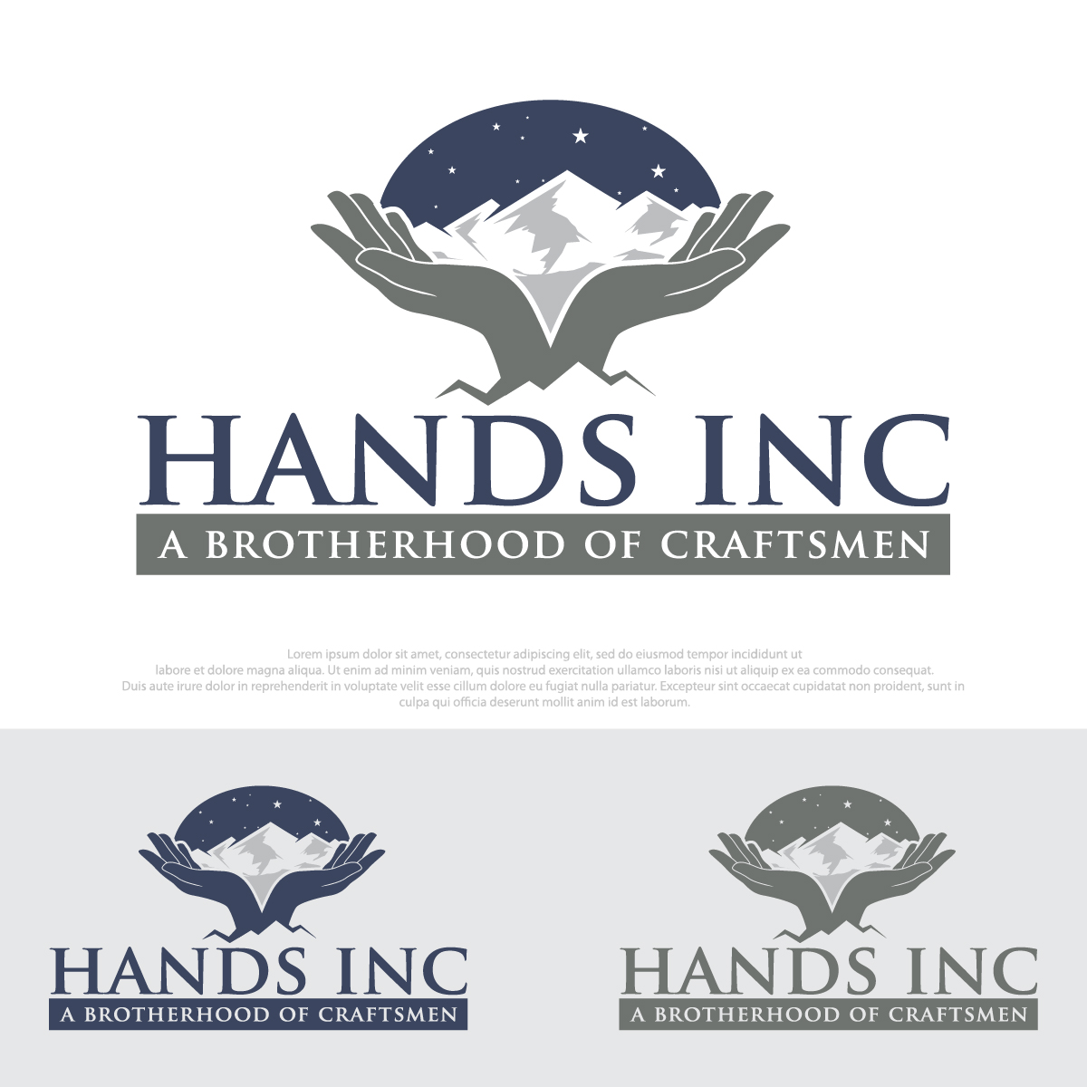 Logo Design by DesignLima for Hatter and Sons, Incorporated (Hands Inc) | Design #31122255