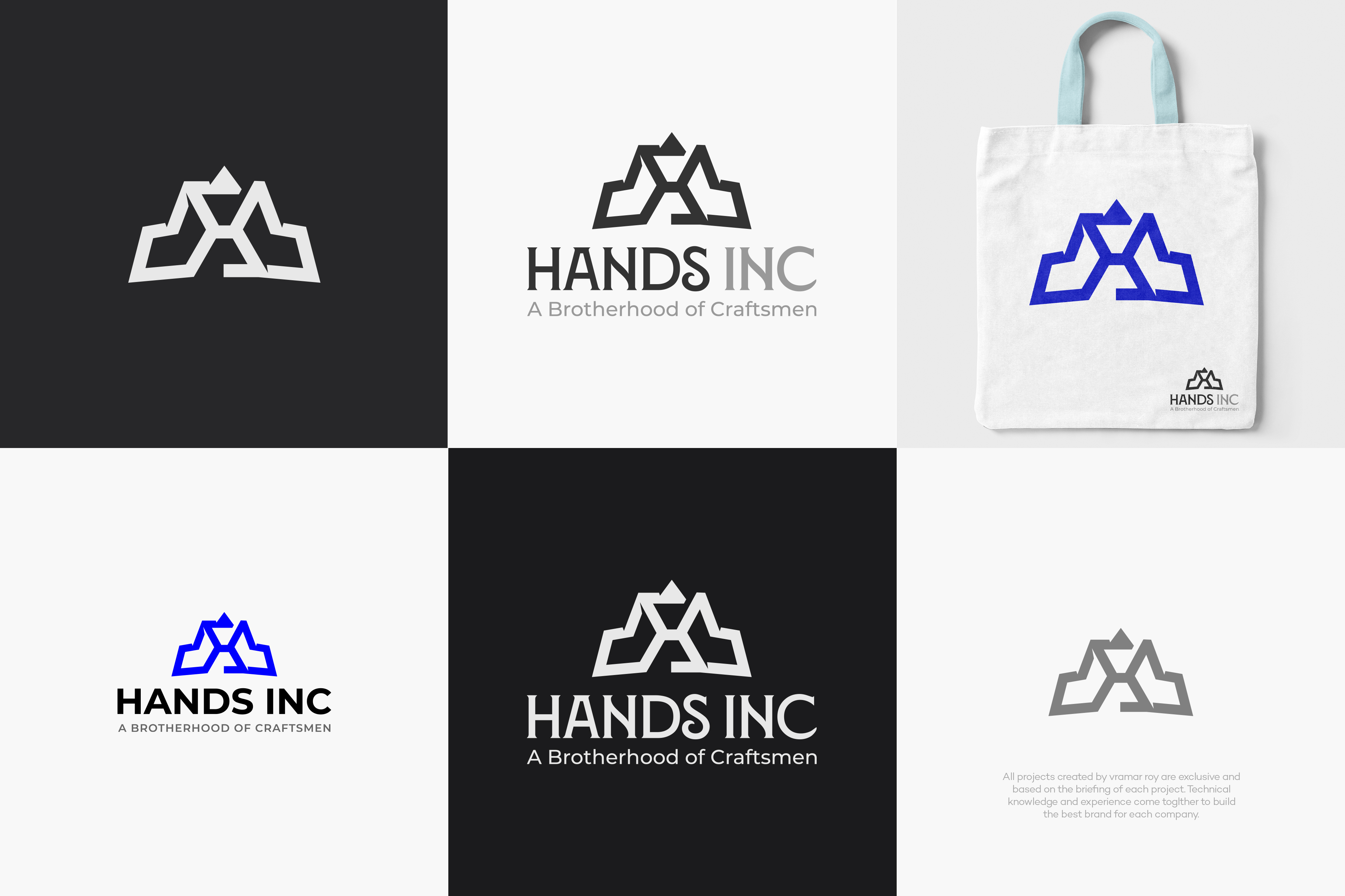 Logo Design by vramar.roy for Hatter and Sons, Incorporated (Hands Inc) | Design #31114672