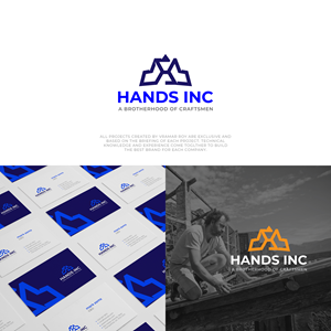 Logo Design by vramar.roy for Hatter and Sons, Incorporated (Hands Inc) | Design: #31114815