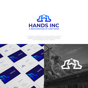 Logo Design by vramar.roy for Hatter and Sons, Incorporated (Hands Inc) | Design: #31115030