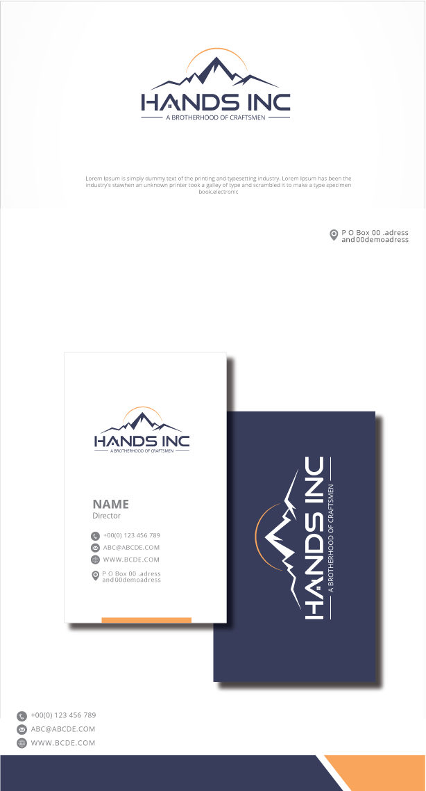 Logo Design by zebronicgraphic for Hatter and Sons, Incorporated (Hands Inc) | Design #31111310