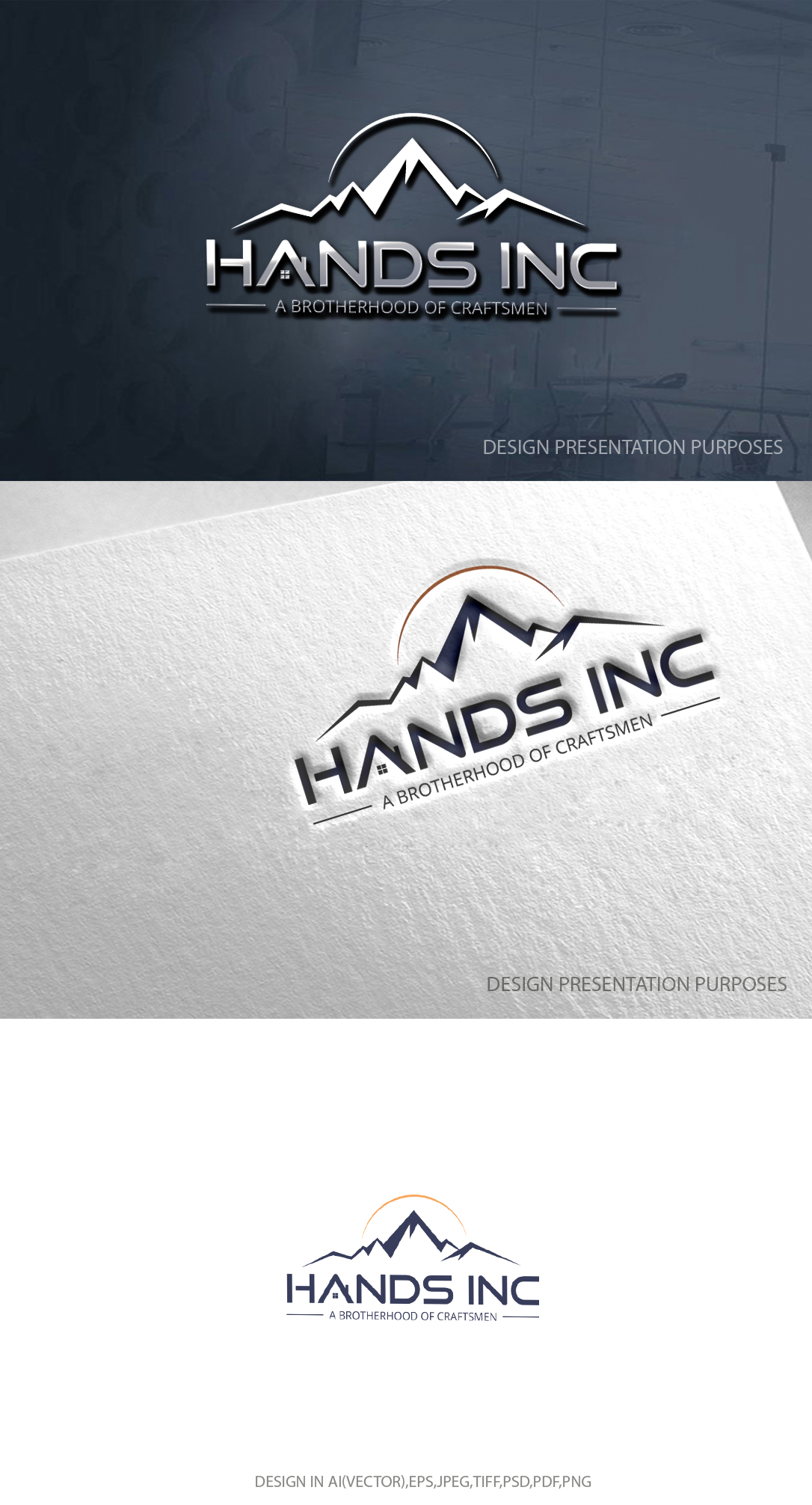 Logo Design by zebronicgraphic for Hatter and Sons, Incorporated (Hands Inc) | Design #31111311