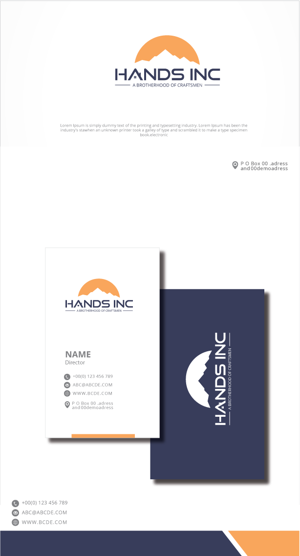 Logo Design by zebronicgraphic for Hatter and Sons, Incorporated (Hands Inc) | Design #31111585