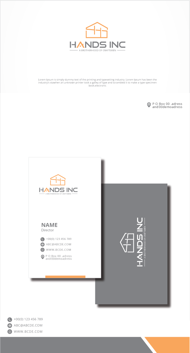 Logo Design by zebronicgraphic for Hatter and Sons, Incorporated (Hands Inc) | Design #31111606