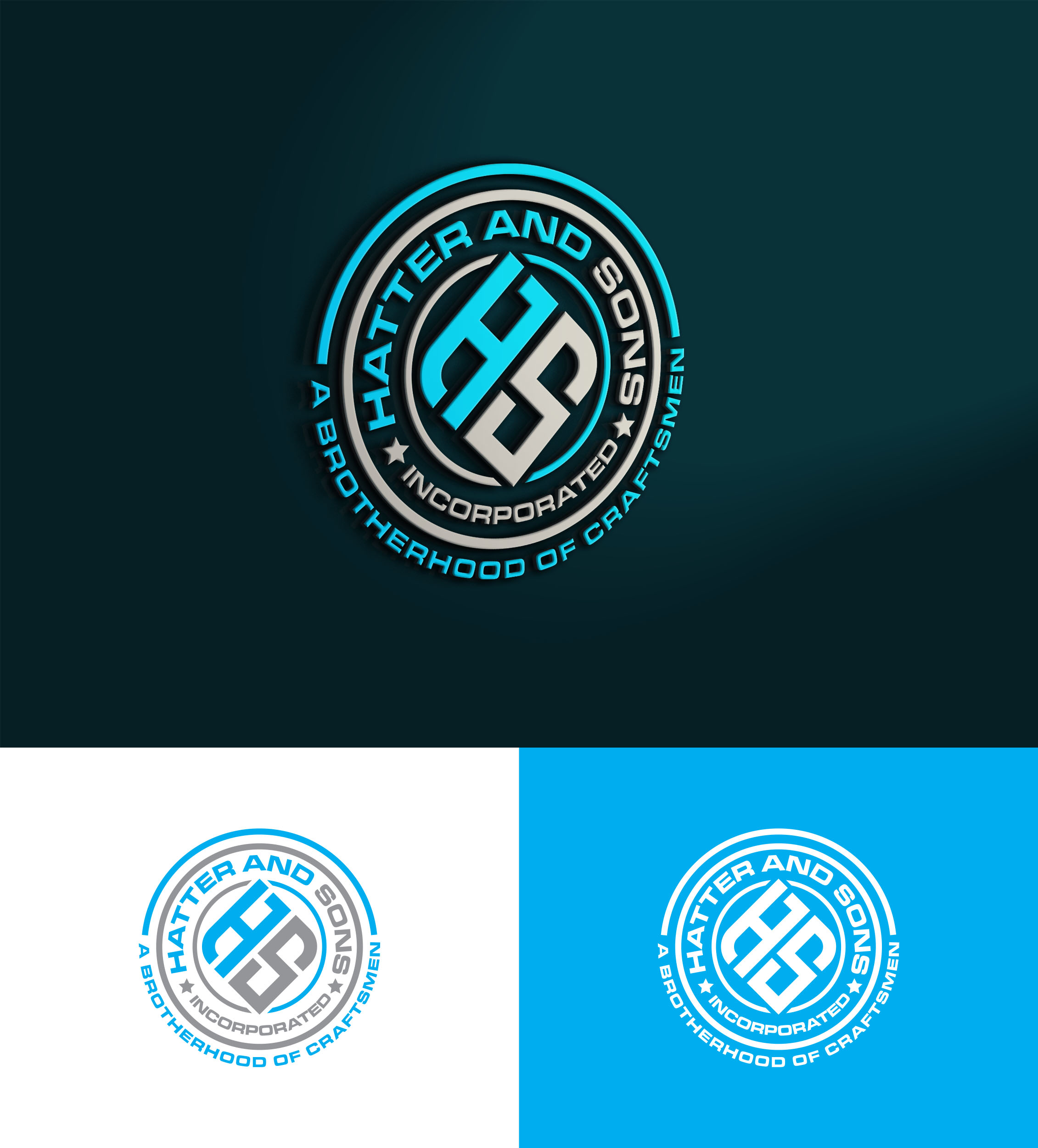Logo-Design von aexoagency für Hatter and Sons, Incorporated (Hands Inc) | Design #31115174