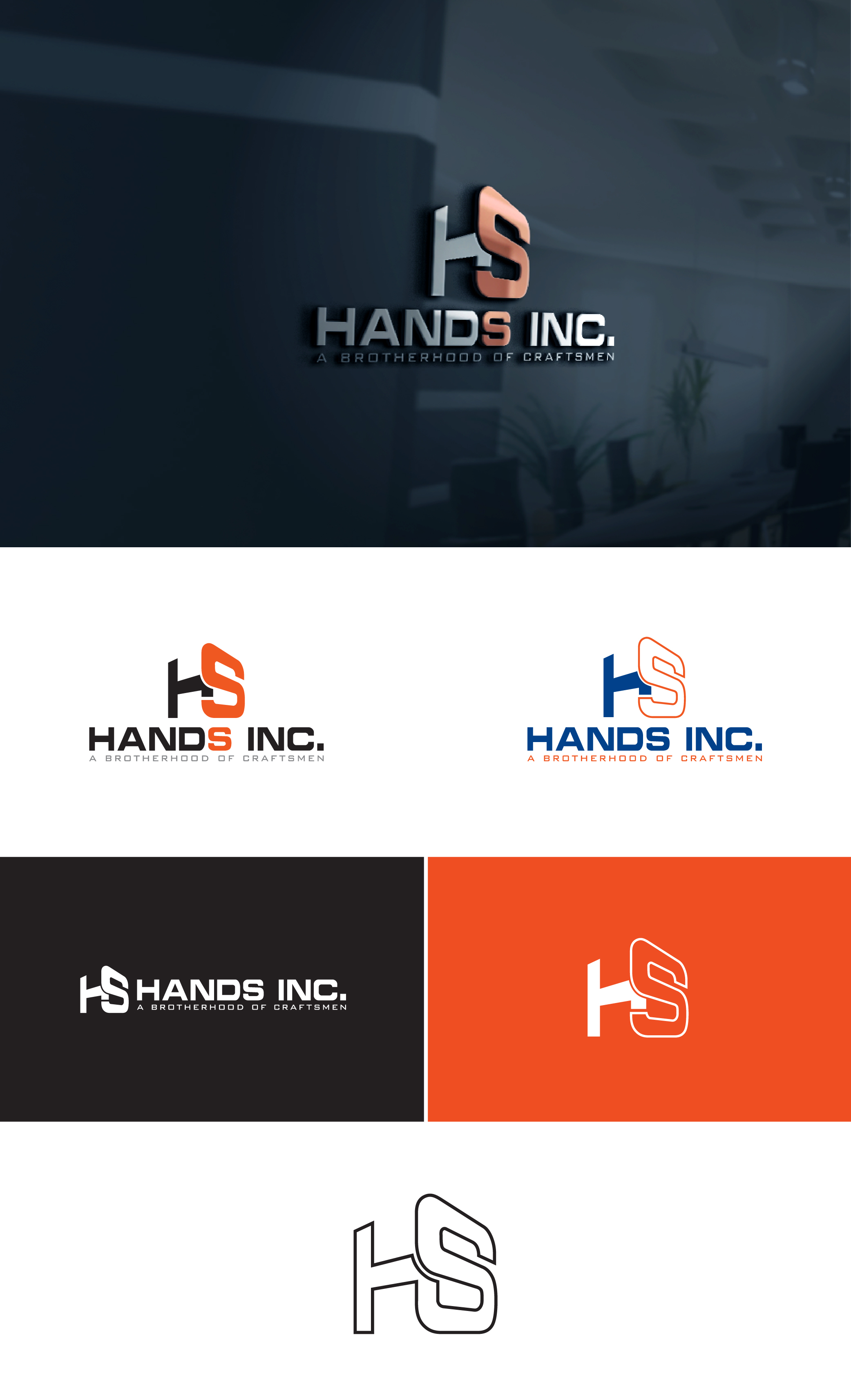 Logo-Design von AL-BARAKAH für Hatter and Sons, Incorporated (Hands Inc) | Design #31112330