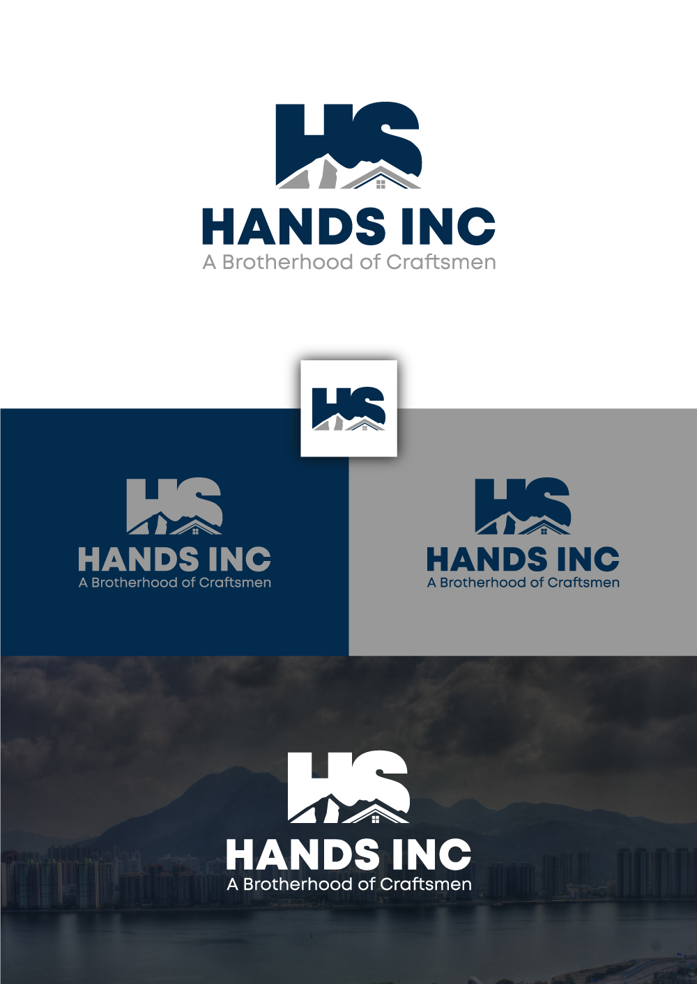 Logo Design by Kavi negi for Hatter and Sons, Incorporated (Hands Inc) | Design #31157410