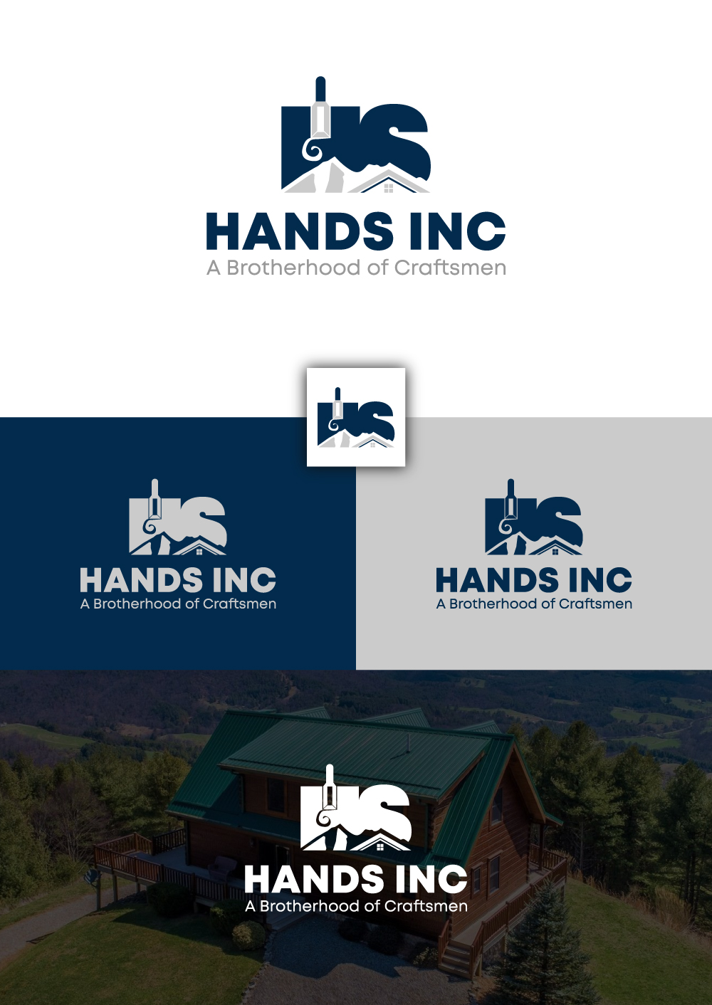 Logo Design by Kavi negi for Hatter and Sons, Incorporated (Hands Inc) | Design #31157459