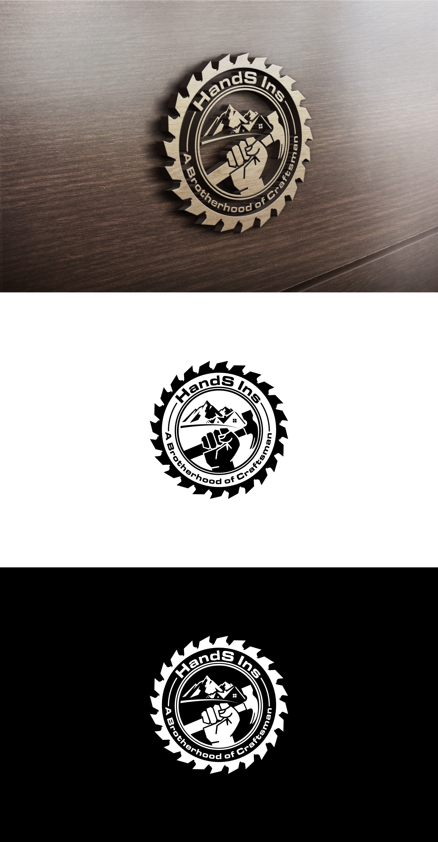 Logo Design by Art Punk for Hatter and Sons, Incorporated (Hands Inc) | Design #31136107