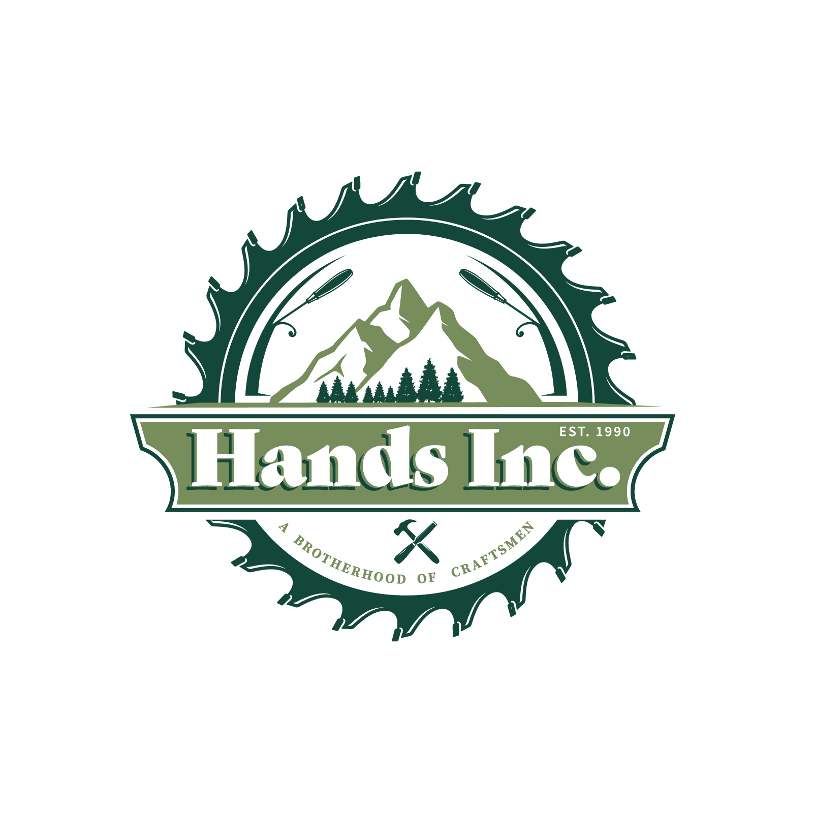 Logo Design by mahmoudshahin for Hatter and Sons, Incorporated (Hands Inc) | Design #31184032