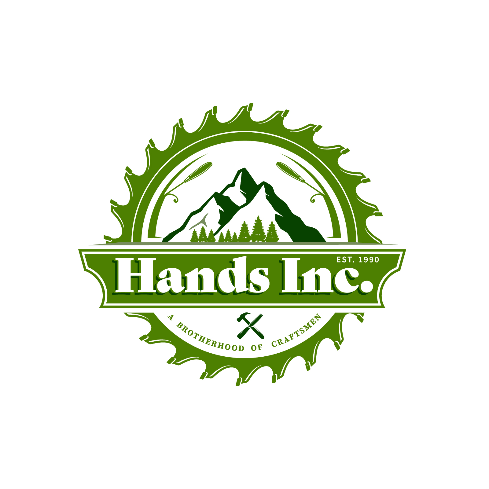 Logo Design by mahmoudshahin for Hatter and Sons, Incorporated (Hands Inc) | Design #31184037