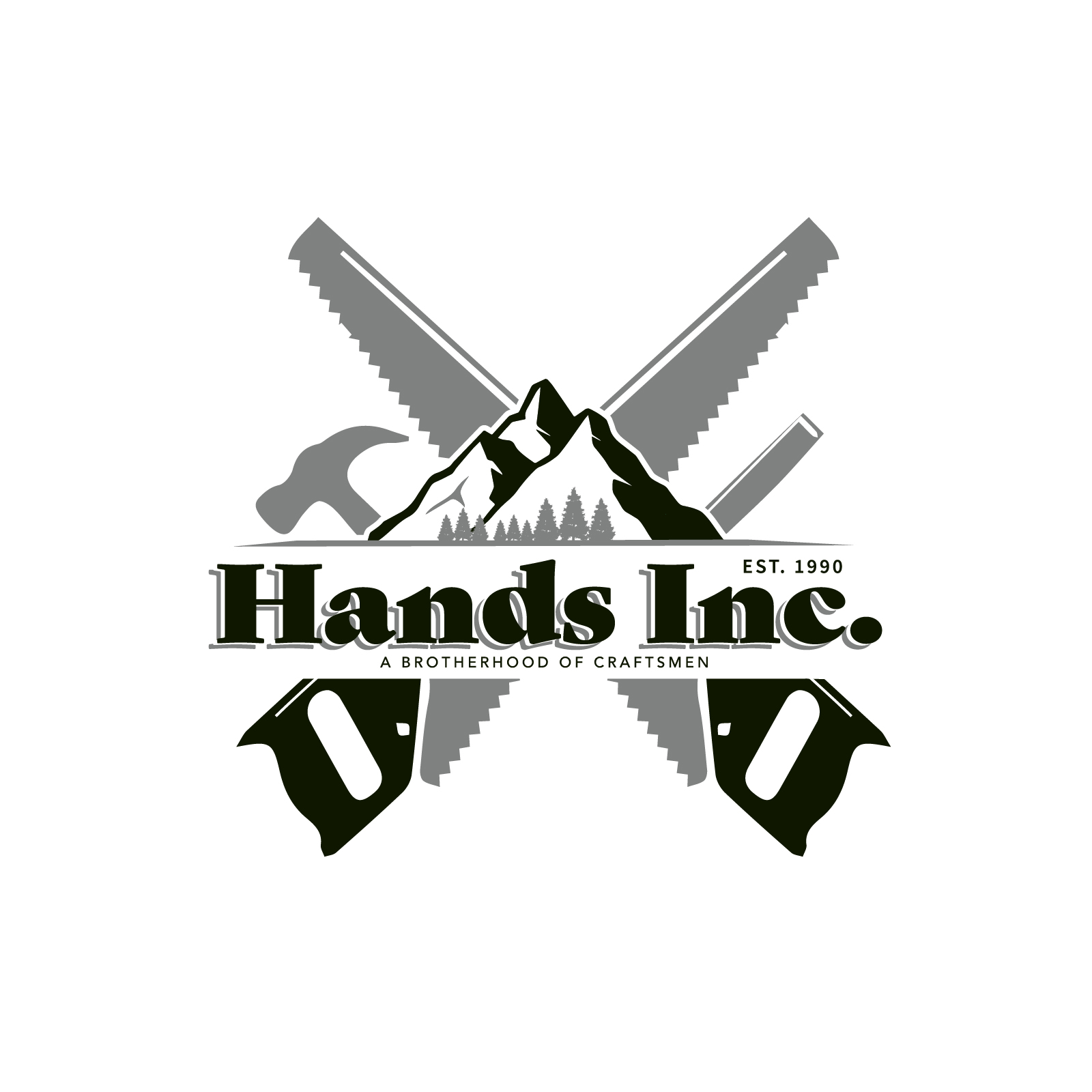 Logo Design by mahmoudshahin for Hatter and Sons, Incorporated (Hands Inc) | Design #31184285