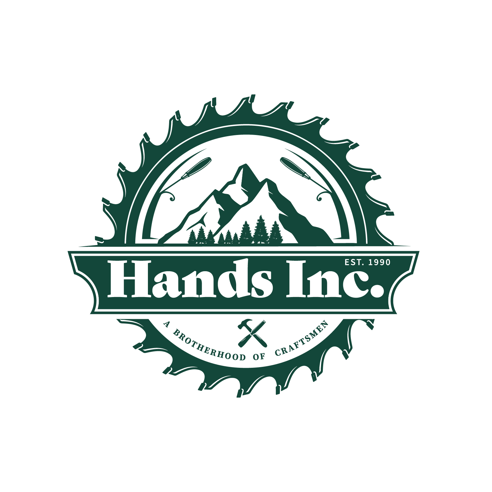 Logo Design by mahmoudshahin for Hatter and Sons, Incorporated (Hands Inc) | Design #31184326