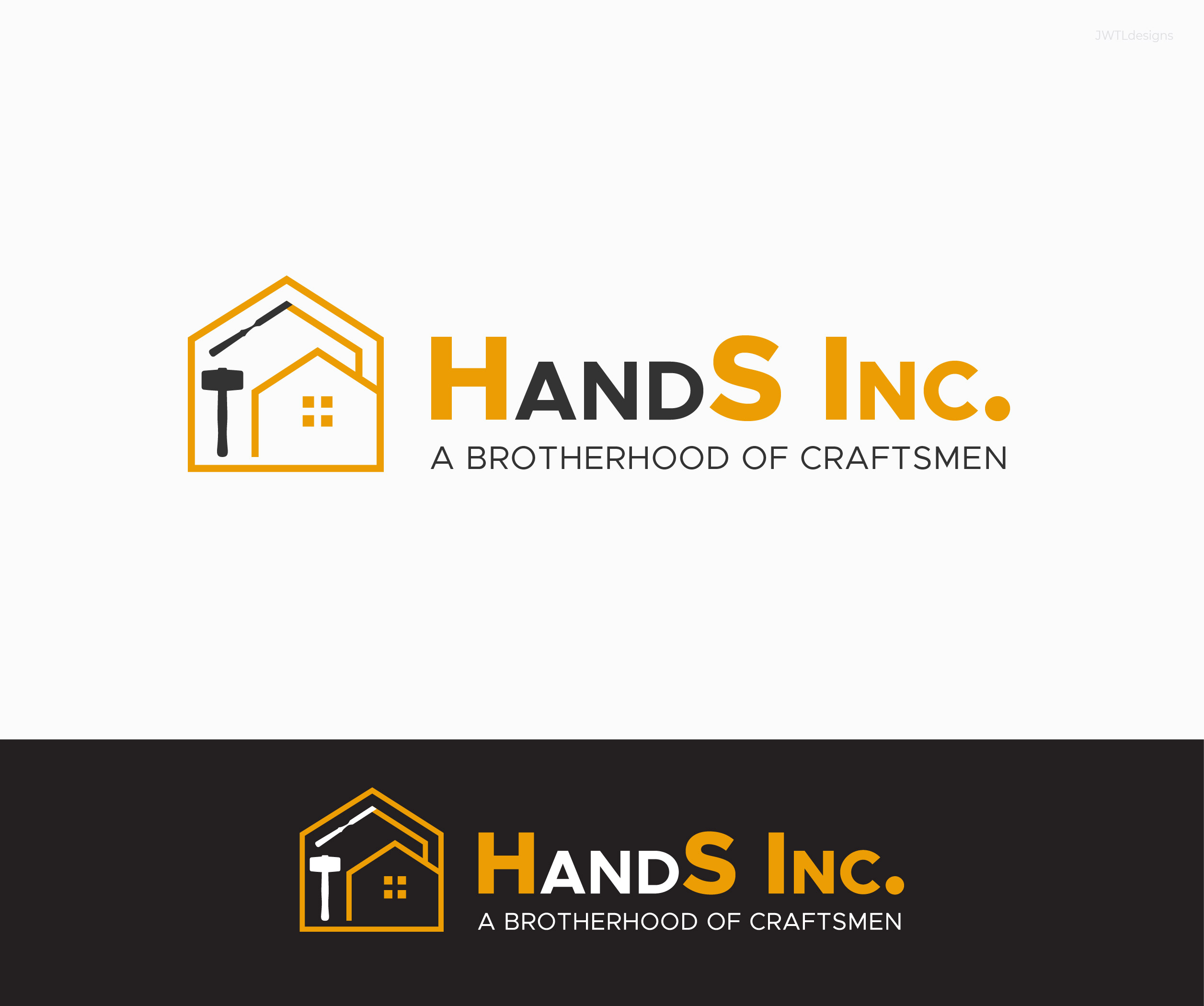 Logo Design by JWTL for Hatter and Sons, Incorporated (Hands Inc) | Design #31138728