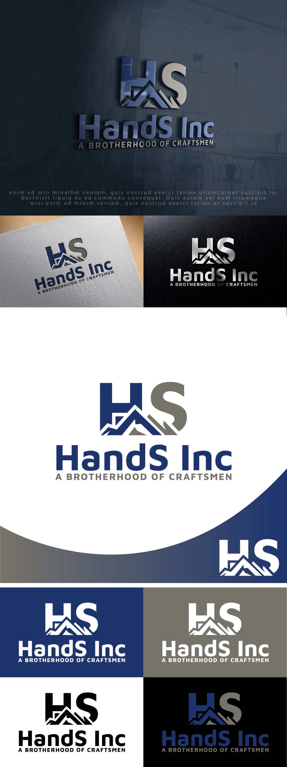 Diseño de Logo por AlphabetZero.co.uk para Hatter and Sons, Incorporated (Hands Inc) | Diseño #31146626