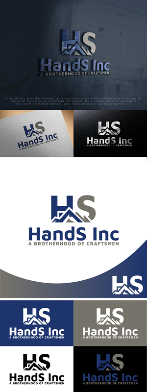Logo Design by AlphabetZero.co.uk for Hatter and Sons, Incorporated (Hands Inc) | Design: #31146626