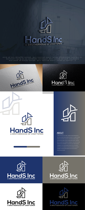 Logo Design by AlphabetZero.co.uk for Hatter and Sons, Incorporated (Hands Inc) | Design: #31146633