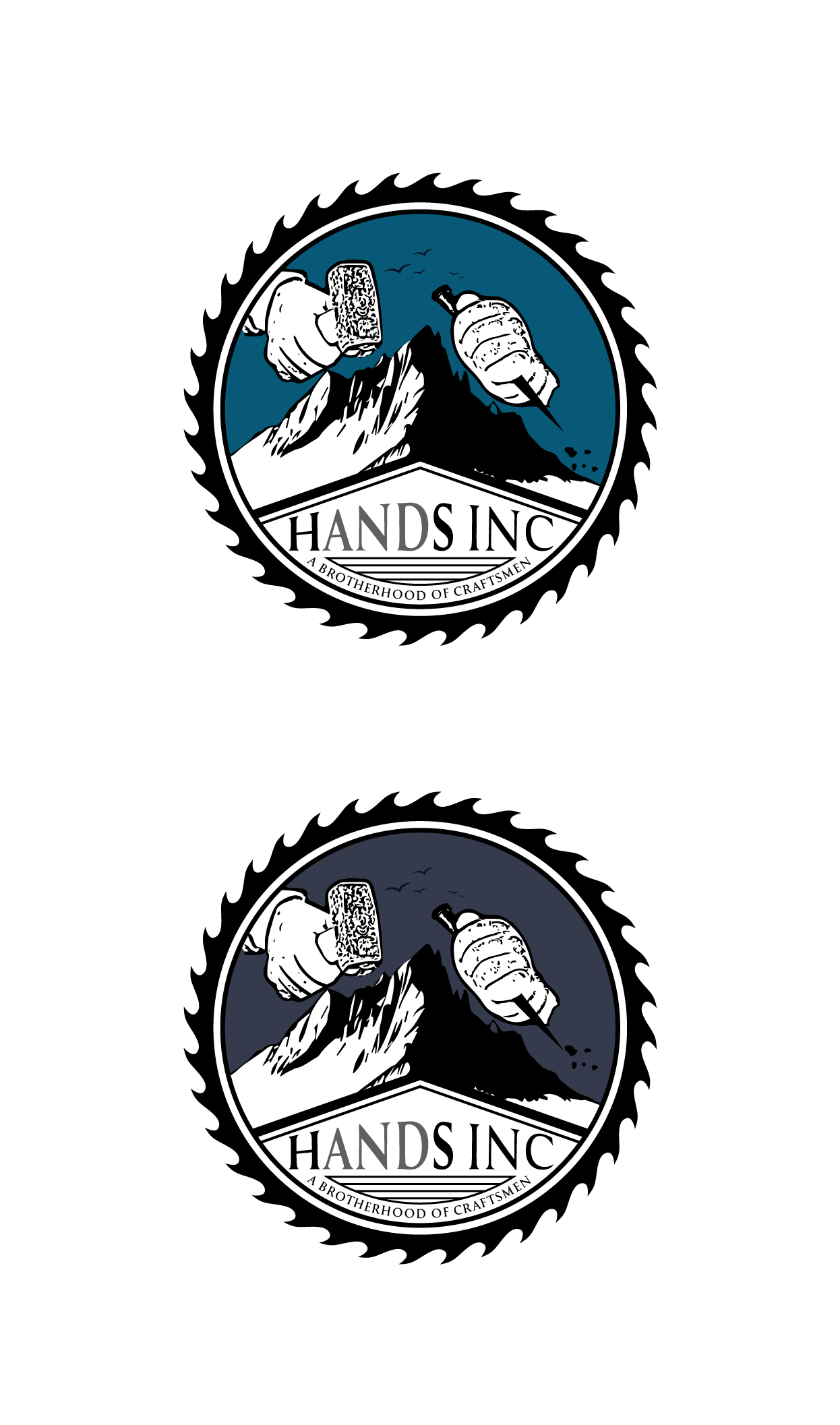 Logo Design by vidarshana 2 for Hatter and Sons, Incorporated (Hands Inc) | Design #31153484