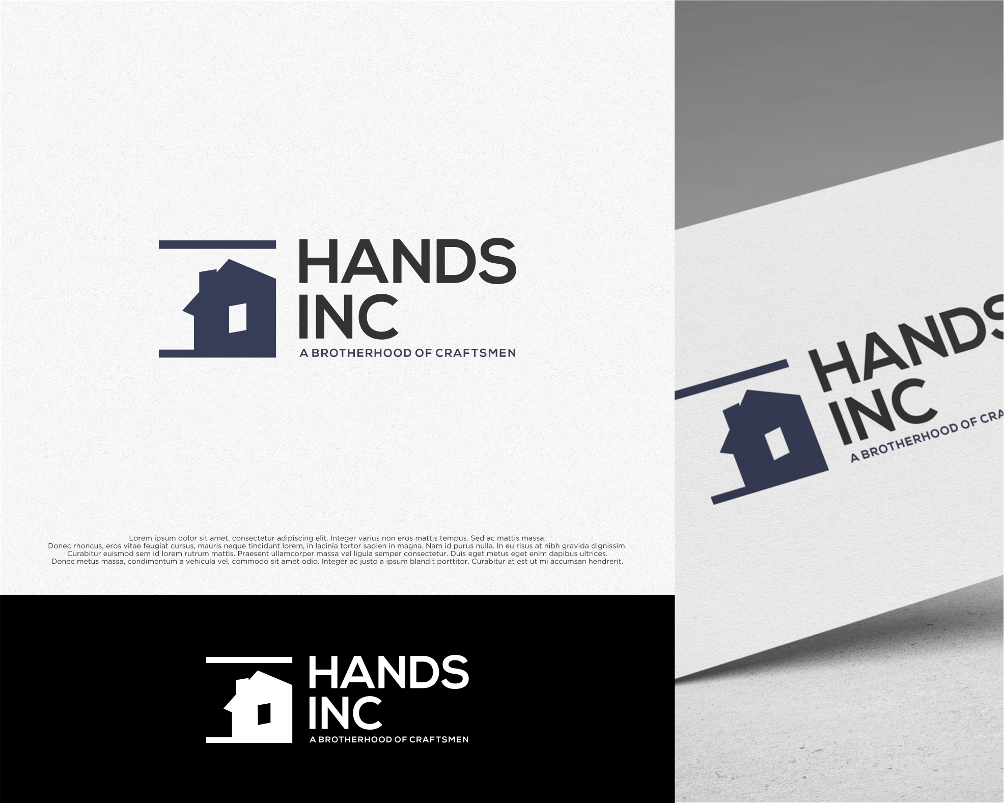 Logo-Design von shiroRo für Hatter and Sons, Incorporated (Hands Inc) | Design #31130955