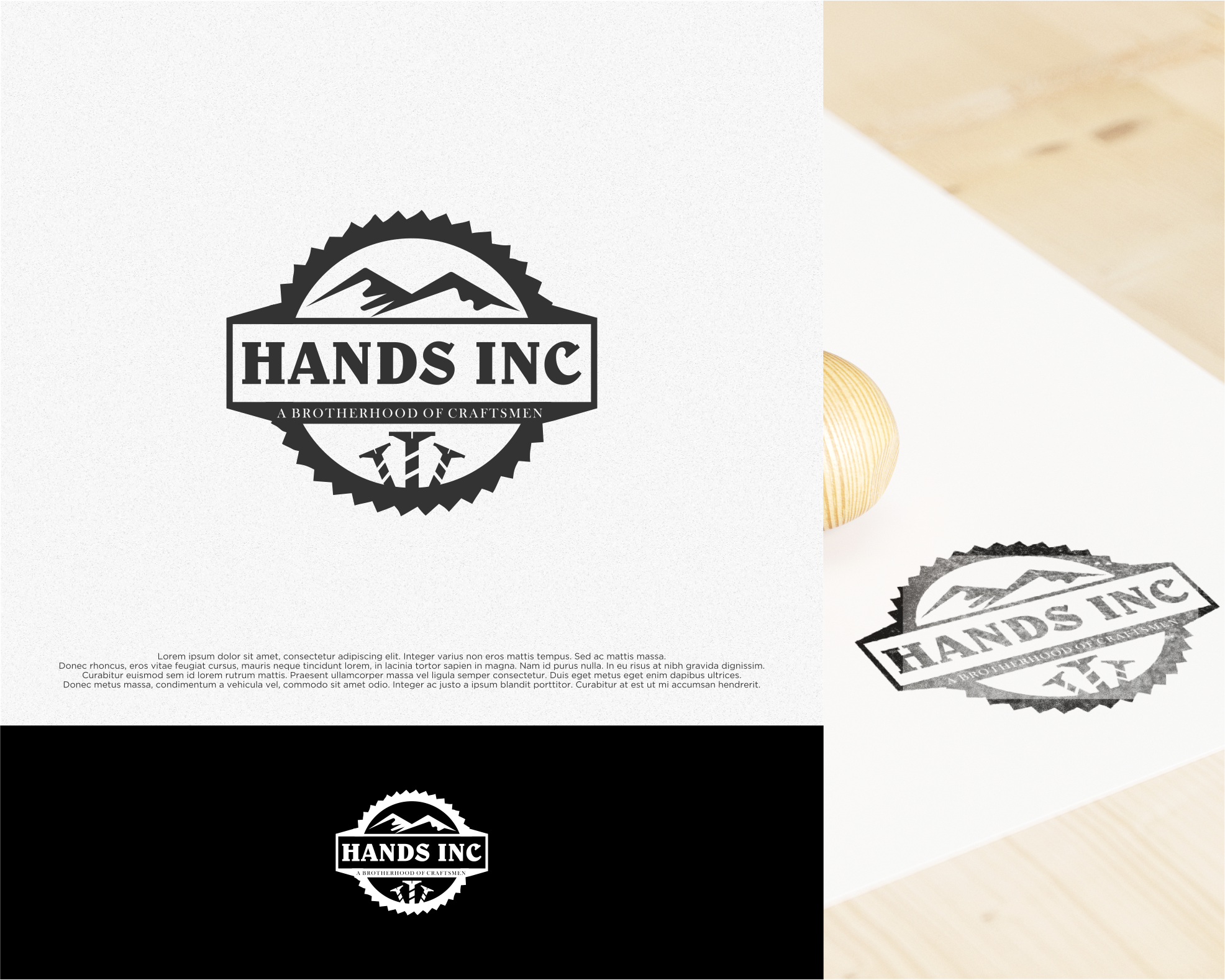 Logo-Design von shiroRo für Hatter and Sons, Incorporated (Hands Inc) | Design #31175462