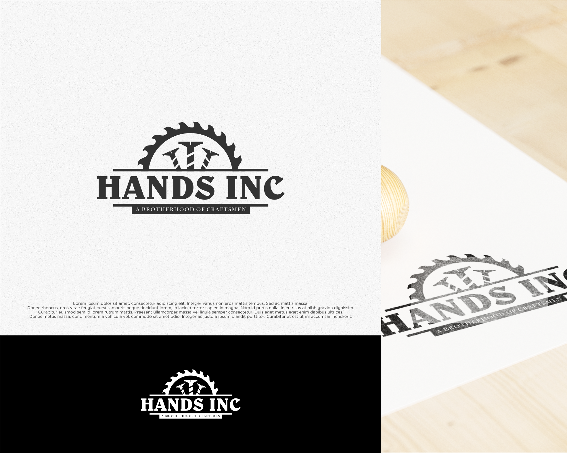 Logo-Design von shiroRo für Hatter and Sons, Incorporated (Hands Inc) | Design #31175464
