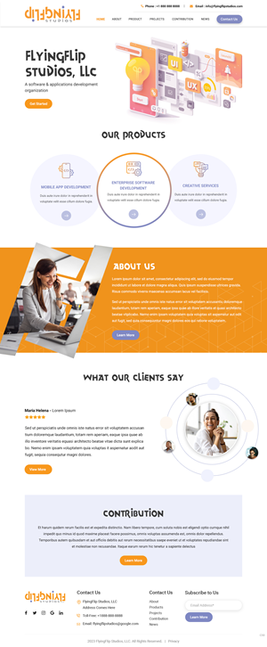 Wordpress Design by pb for this project | Design: #31134380