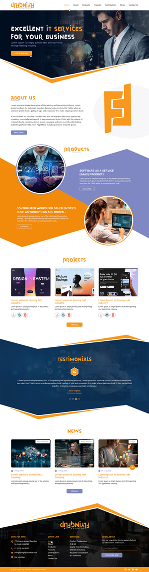 Diseño Wordpress por Ved Web Services para este proyecto | Diseño: #31130585