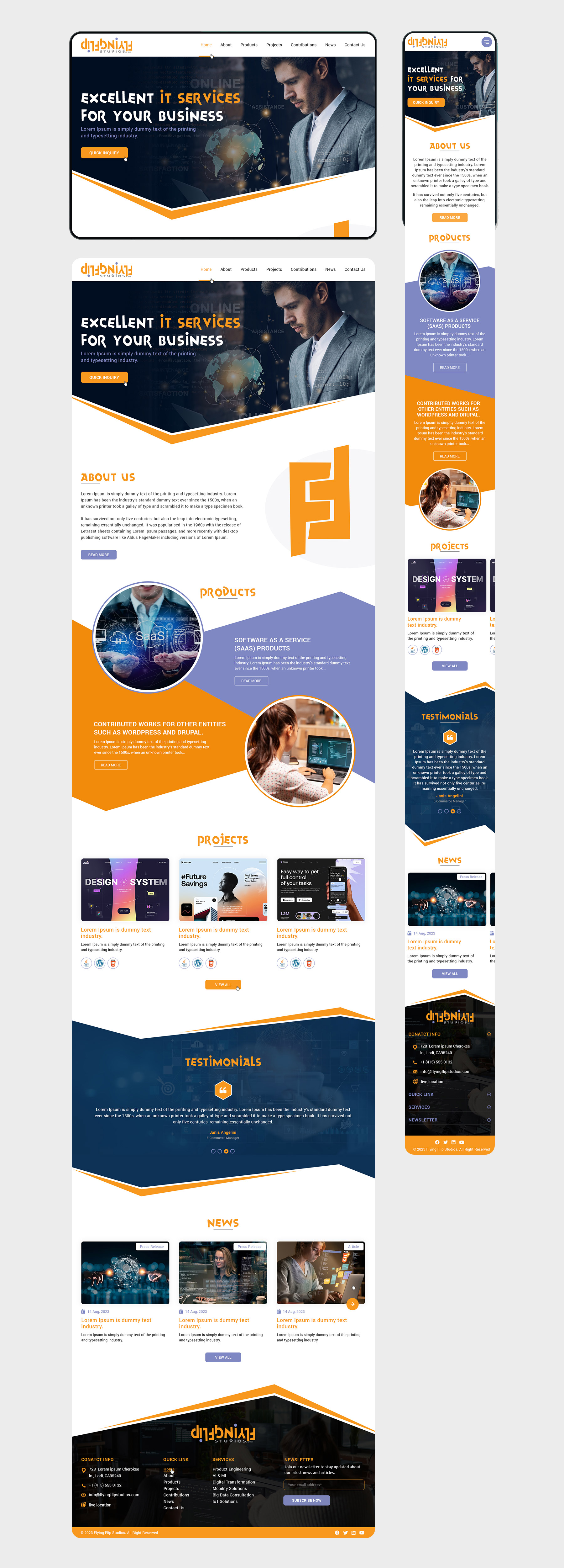 Wordpress Design by Ved Web Services for this project | Design #31139786