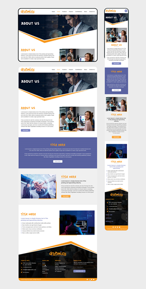 Wordpress Design by Ved Web Services for this project | Design: #31144354