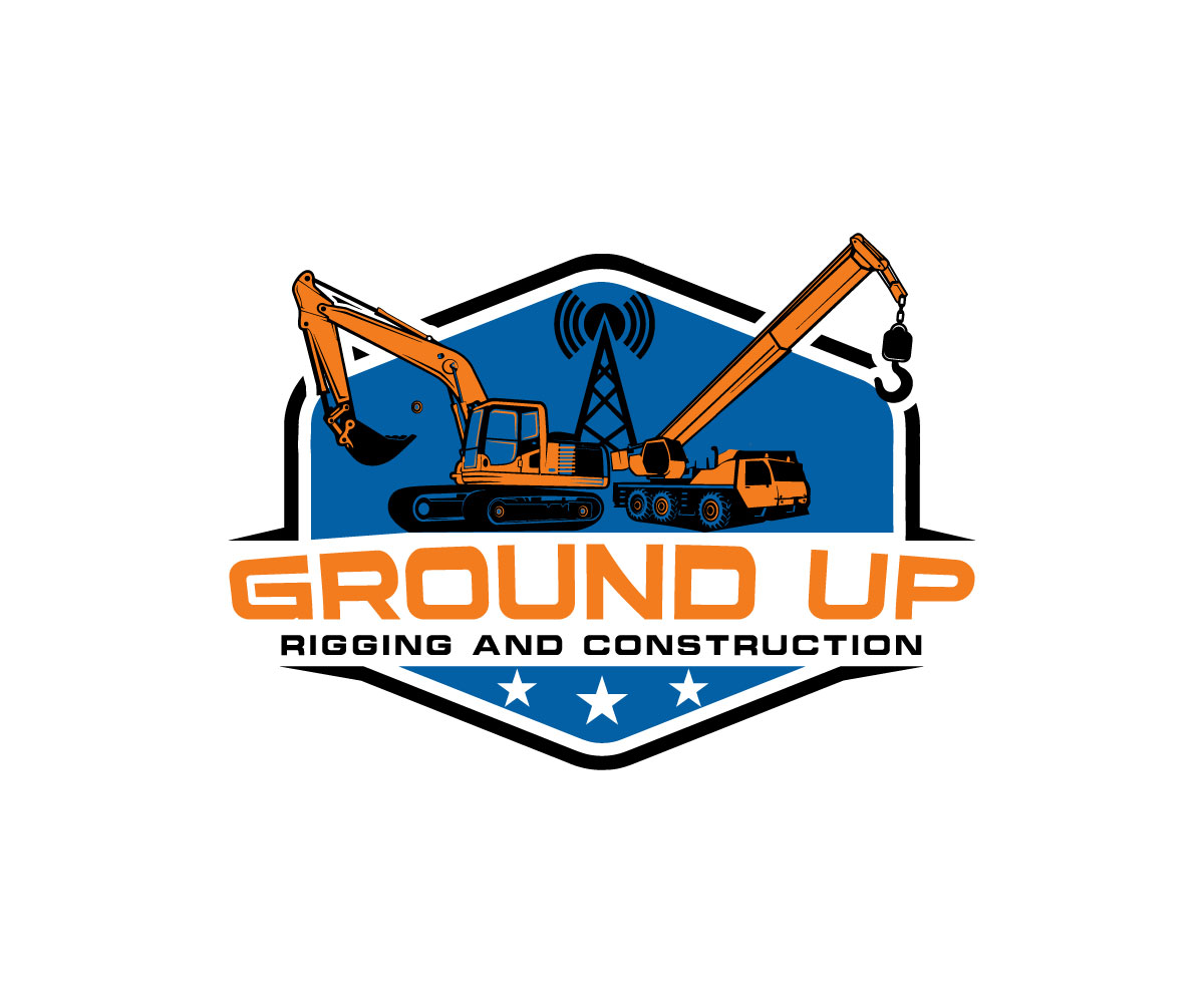 Logo Design by Danial07 for Ground up rigging and construction  | Design #31126922