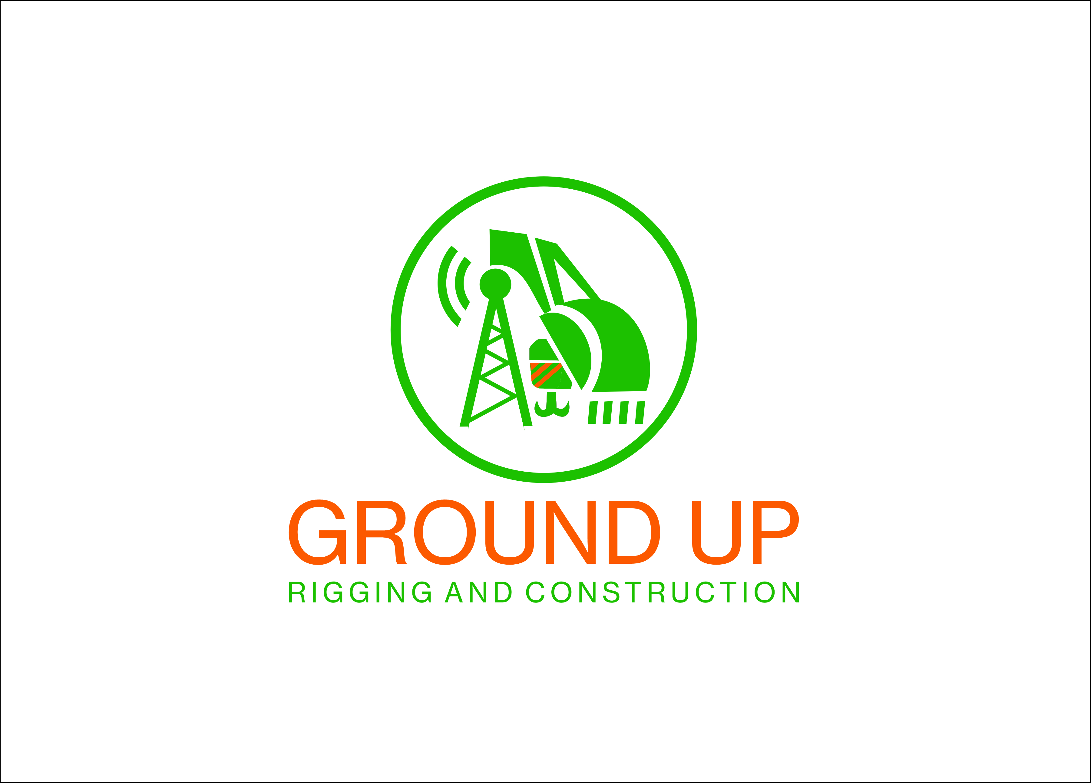 Logo Design by parwezalamgorakhpur for Ground up rigging and construction  | Design #31124879