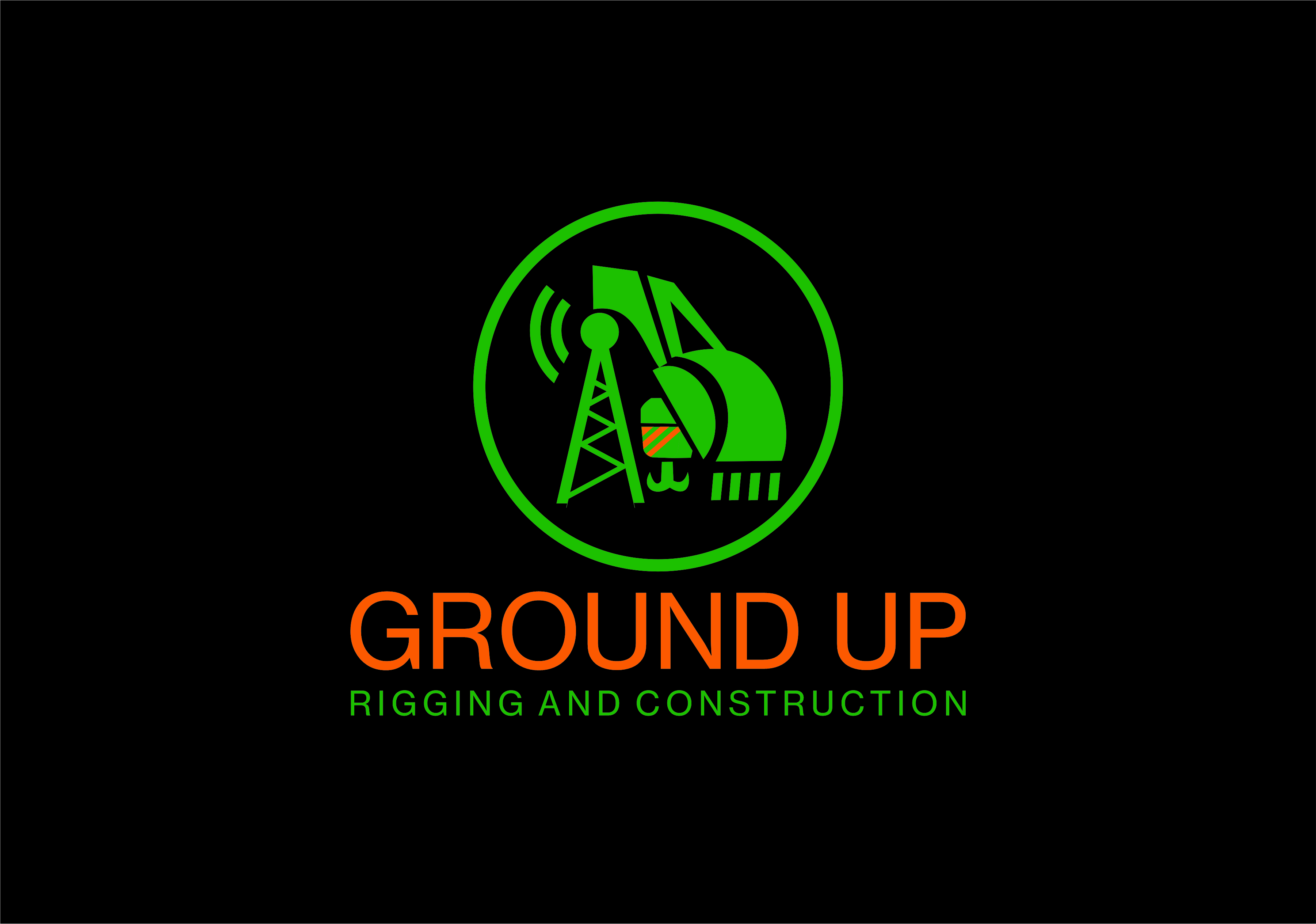 Logo Design by parwezalamgorakhpur for Ground up rigging and construction  | Design #31124884
