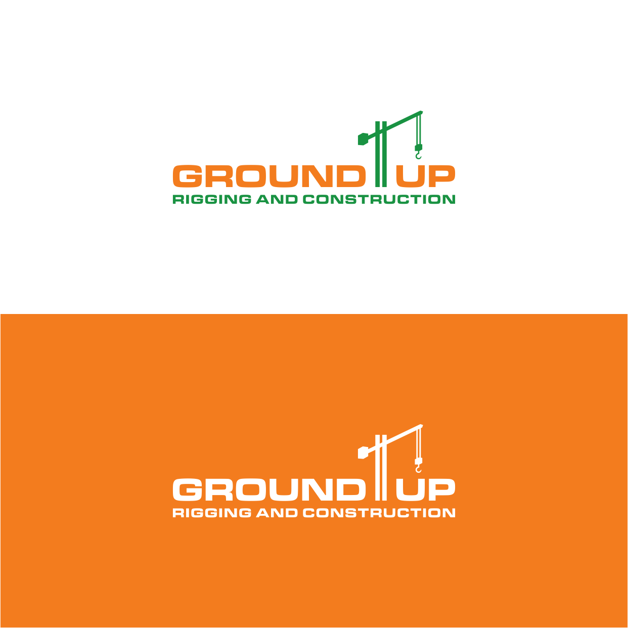 Logo Design by Kaze56 for Ground up rigging and construction  | Design #31117592