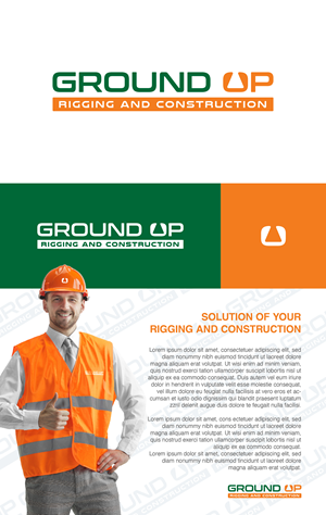 Logo-Design von Alexander Satriyo für Ground up rigging and construction  | Design #31124775