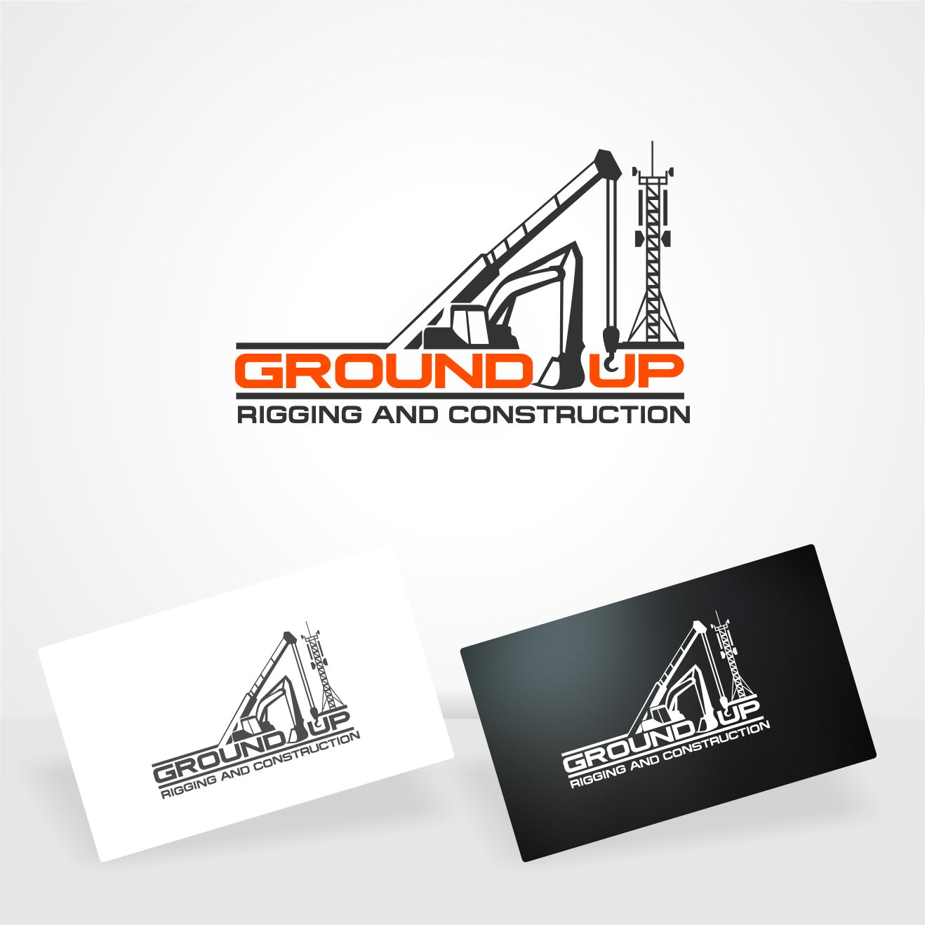 Logo Design by Arham Hidayat for Ground up rigging and construction  | Design #31142396
